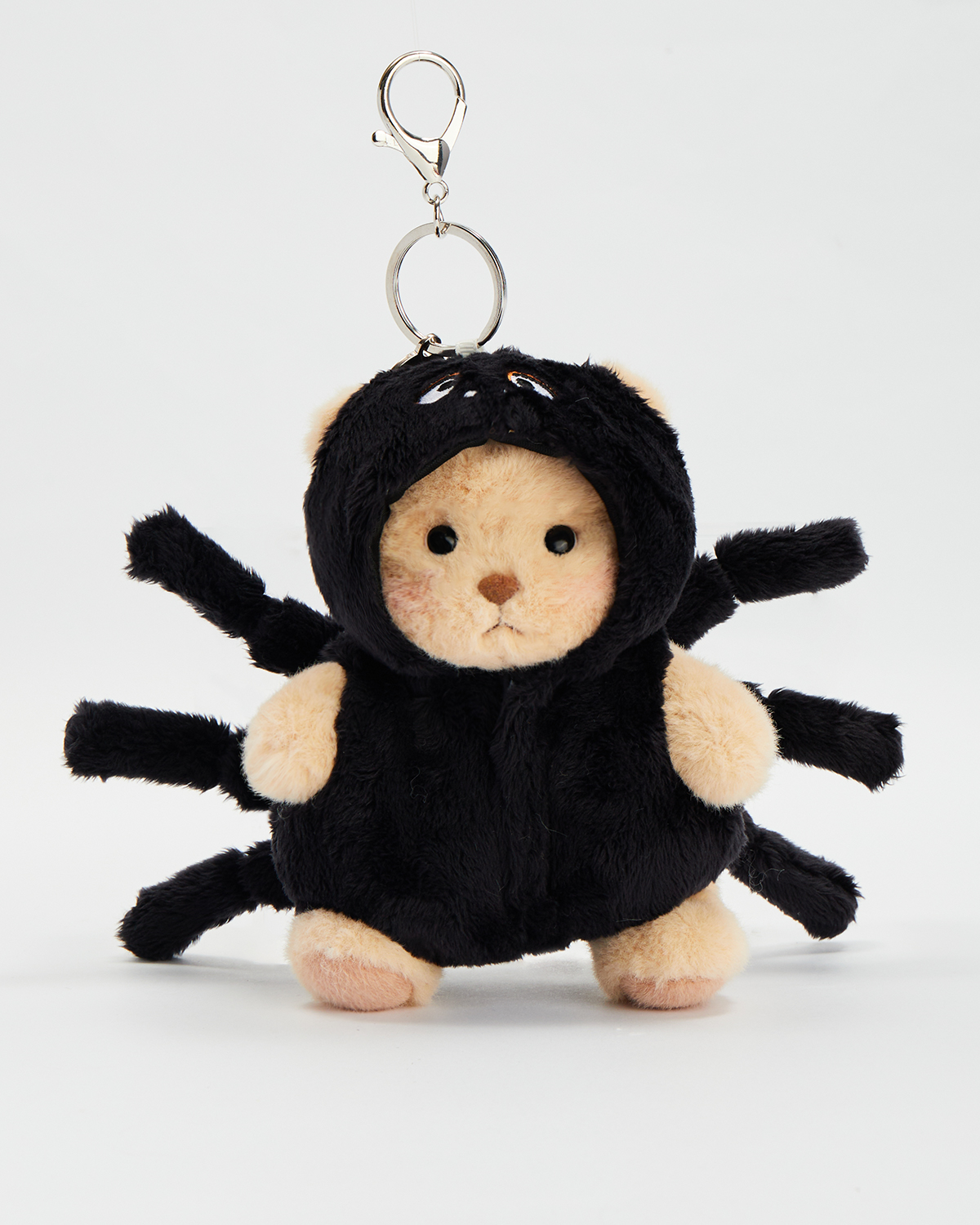 Getahug Spider Mini Bear Keychain | 5.9 Inches Stuffed Animal Bag Charm Halloween Gift