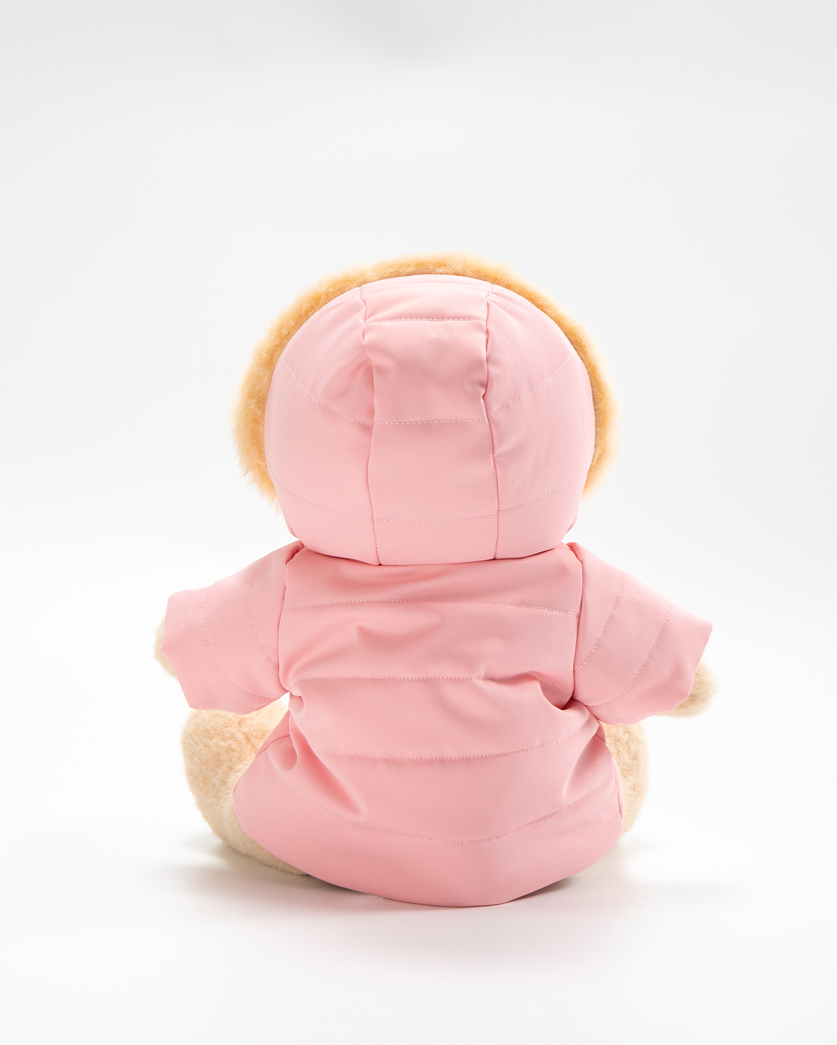 Getahug Pink Puffer Jacket Bear | Handmade Jointed Teddy Bear Stuffed Animal Gift
