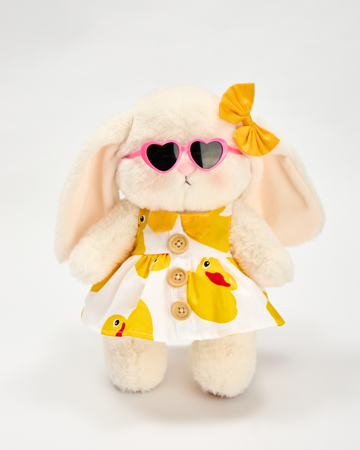 Rose Red Heart-shaped Sunglasses | Suitable for 12 Inches Stuffed Animals