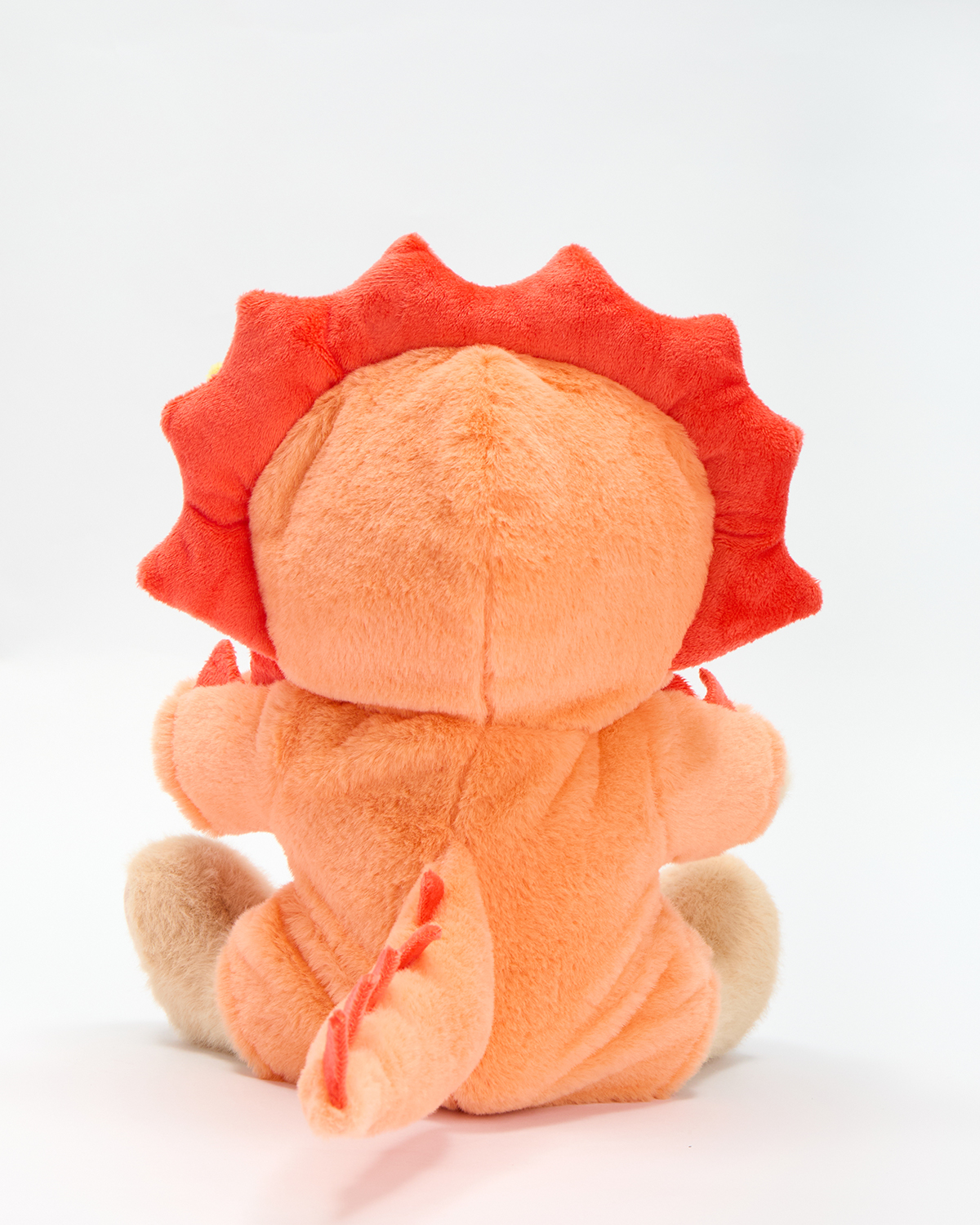 Getahug Orange Triceratops Bear | Handmade Jointed Stuffed Animal Gift