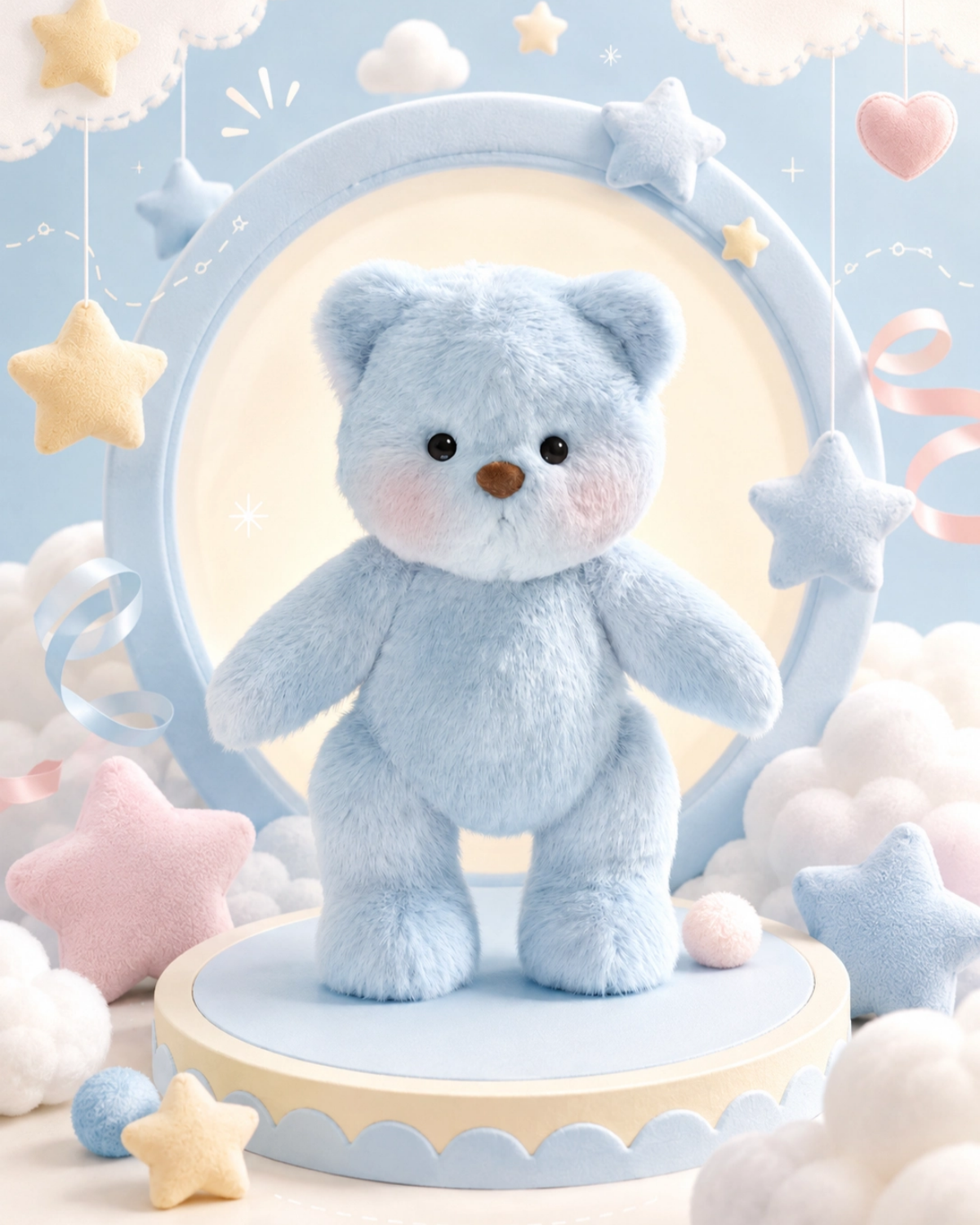 Getahug Magic Color-Changing Teddy Bear | Anniversary Limited Edition Handmade Jointed Plush Animal Gift
