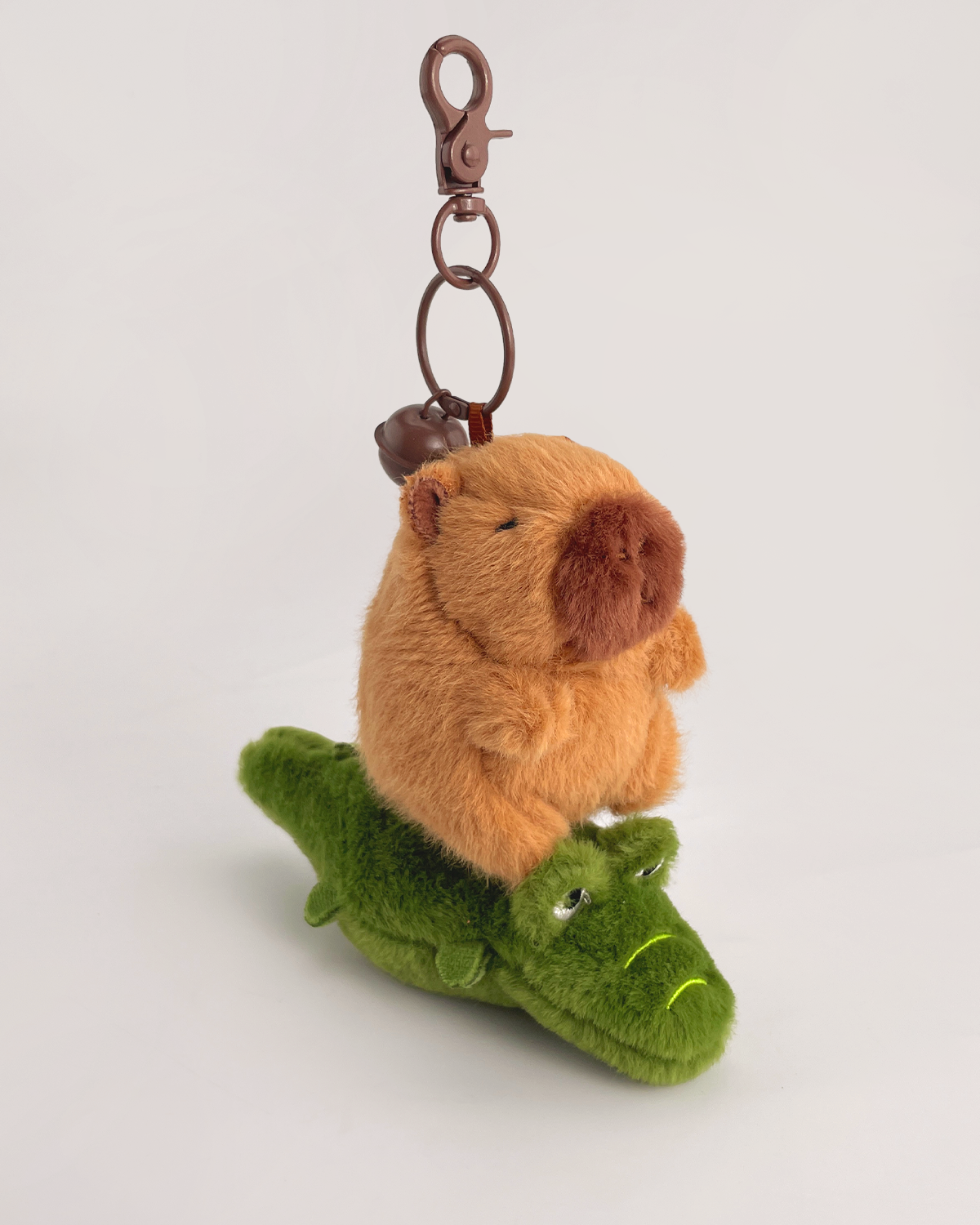 Alligator Capybara Stuffed Animal Pendant