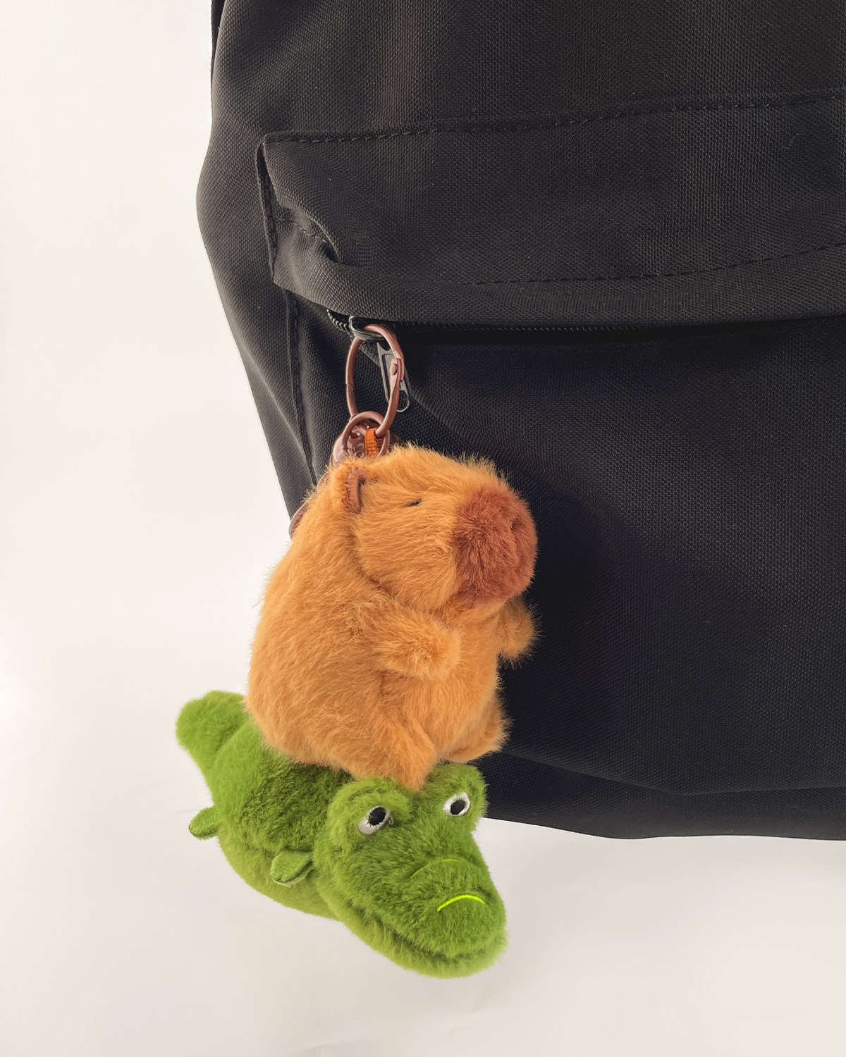 Alligator Capybara Stuffed Animal Pendant