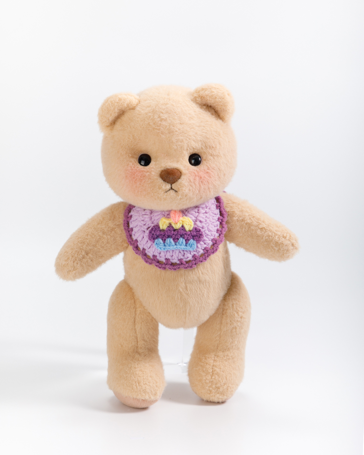 Birthday Cake Purple Scarf | Accessories Suitable for 12 Inches Stuffed Animals