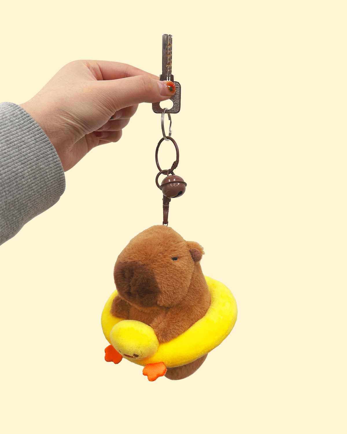 Duck Capybara Stuffed Animal Pendant