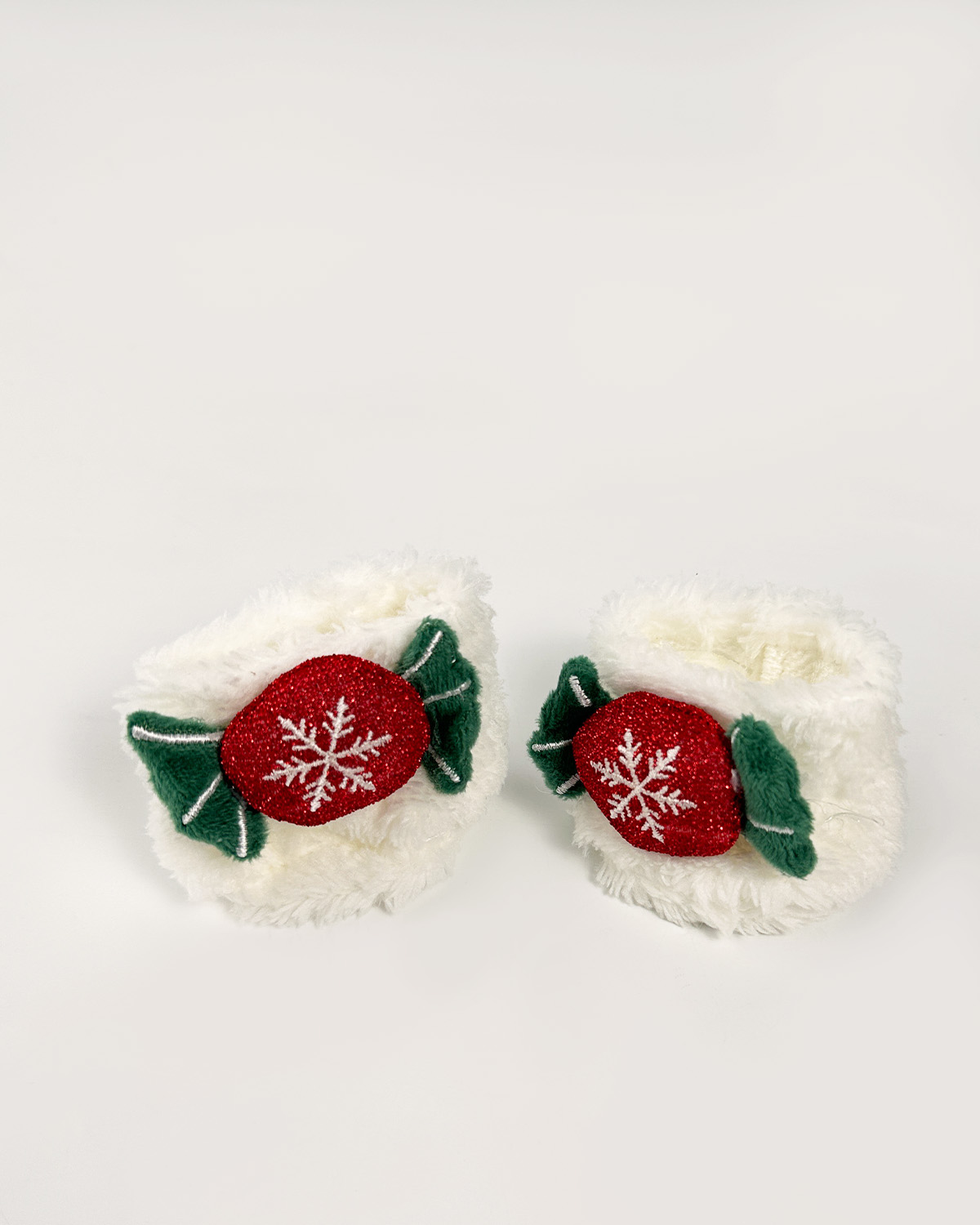 Christmas Furry Candy Shoes | Teddy Bear Clothes