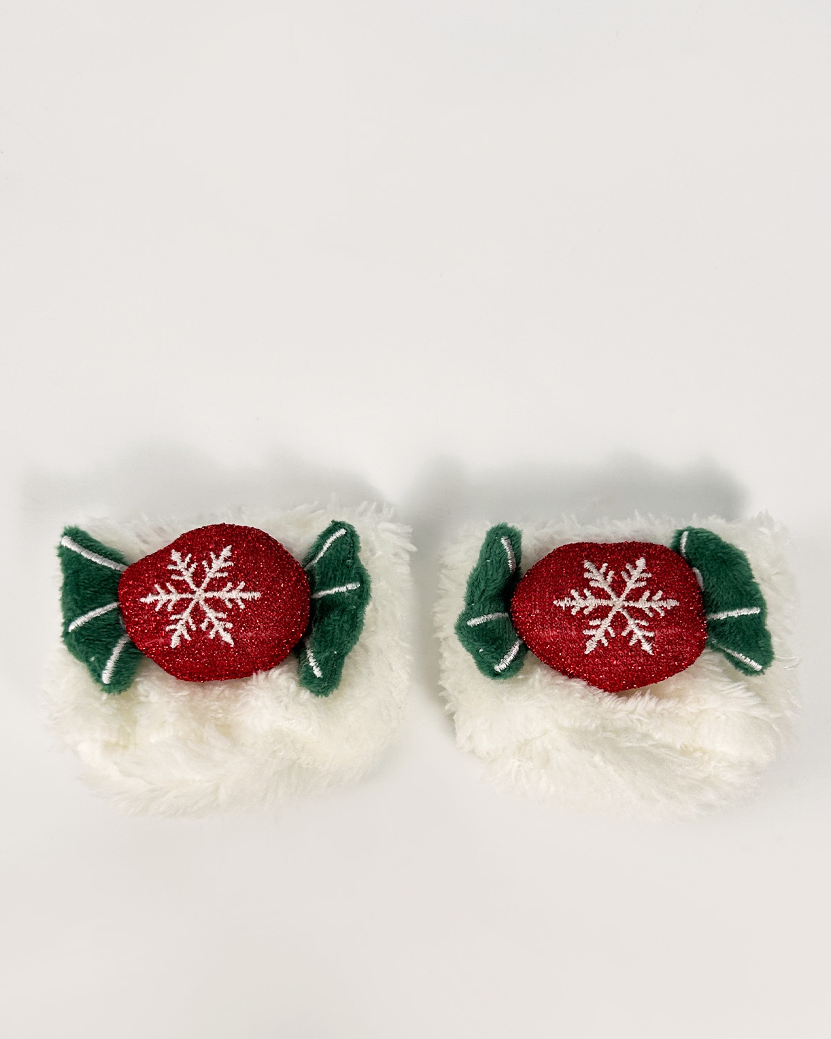 Christmas Furry Candy Shoes | Teddy Bear Clothes