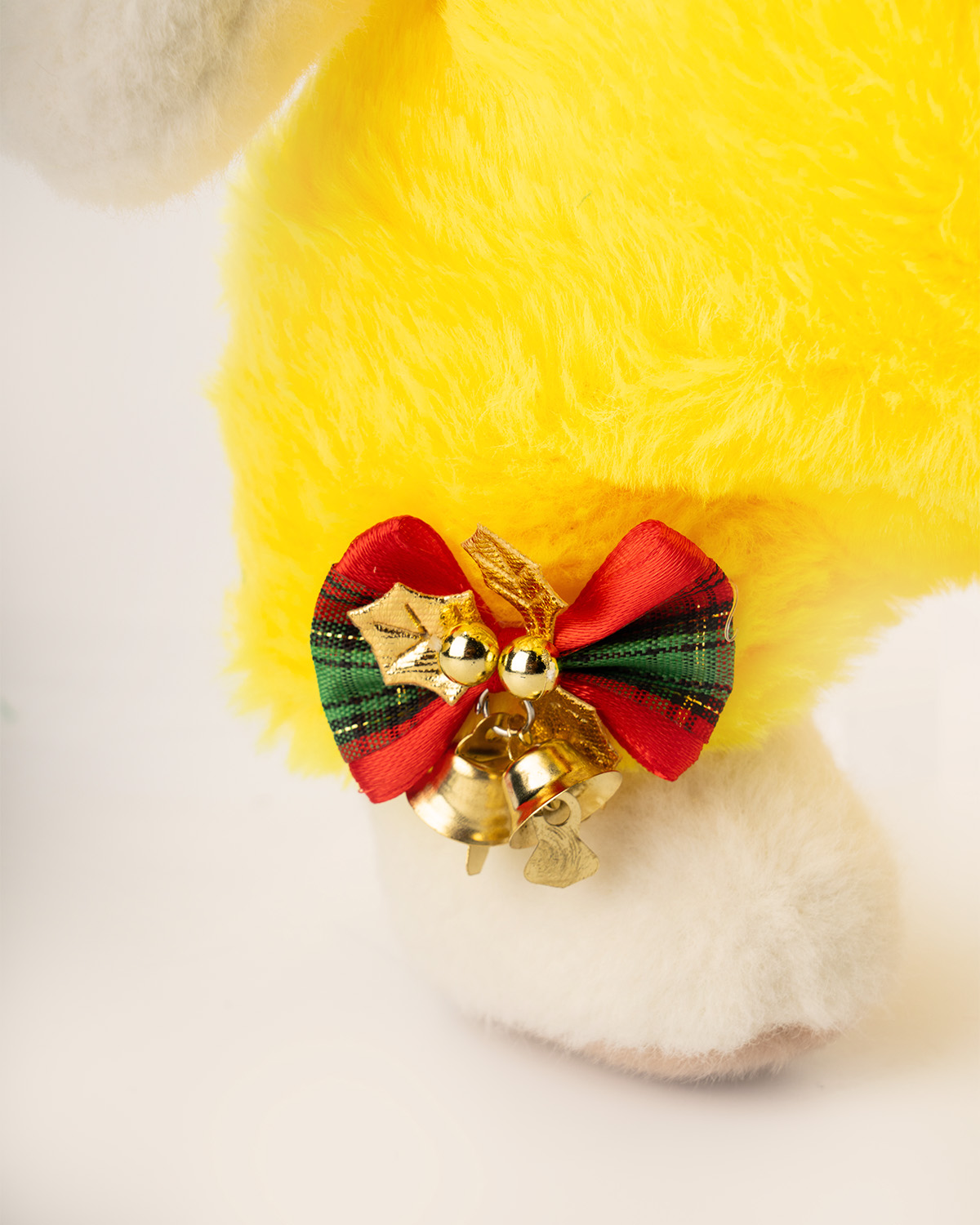 Getahug Cute Christmas Tree White Teddy Bear | Handmade Stuffed Animal Gift