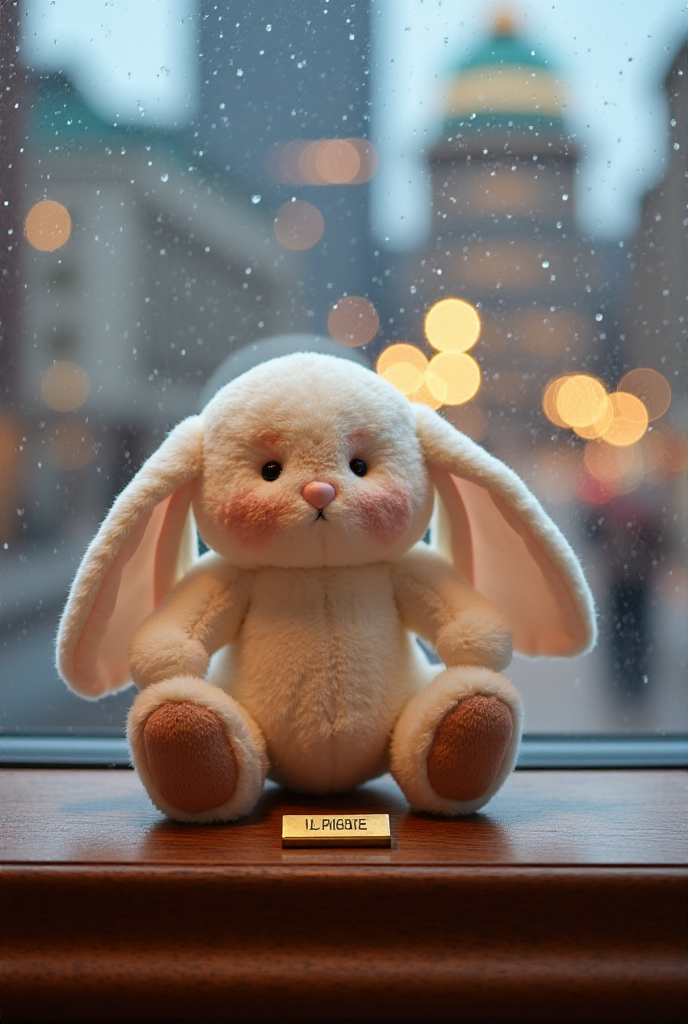 Getahug The White Bunny | Handmade Jointed Stuffed Animal Gift