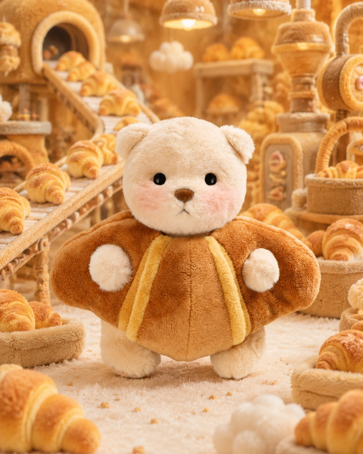 Getahug Sweet Bakery Series Plush Mini Bear Blind Box | 5.9 Inches Pendant Bag Charm Keychain Gift