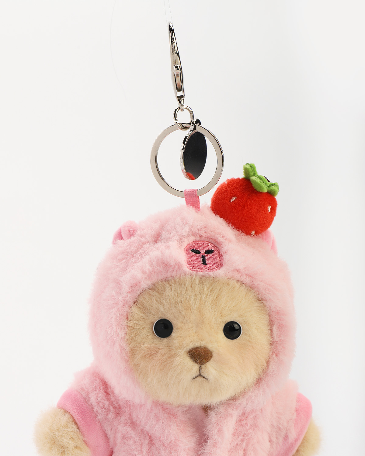 Getahug Strawberry Capybara Bear with Mini Bear Gift Bundle
