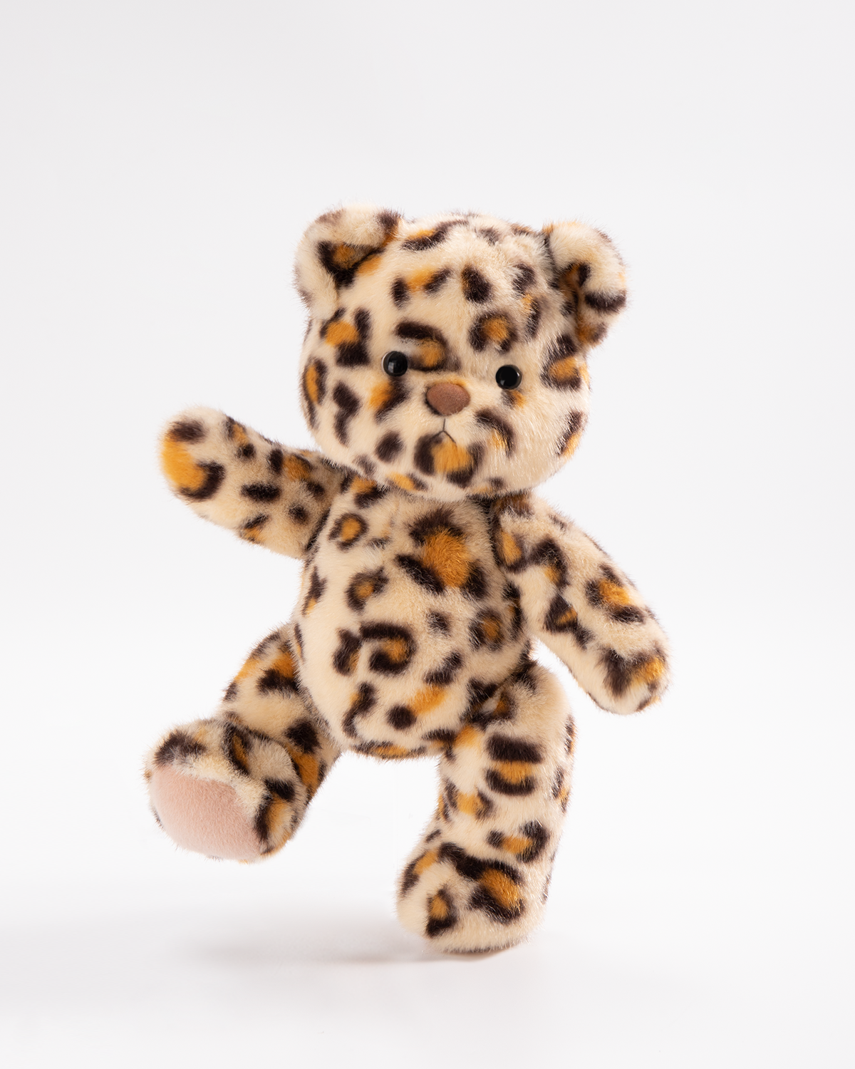 Getahug Aurelio Leopard Teddy Bear | Limited Edition Handmade Jointed Stuffed Animal Gift