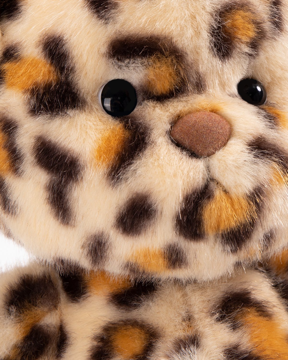 Getahug Aurelio Leopard Teddy Bear | Limited Edition Handmade Jointed Stuffed Animal Gift