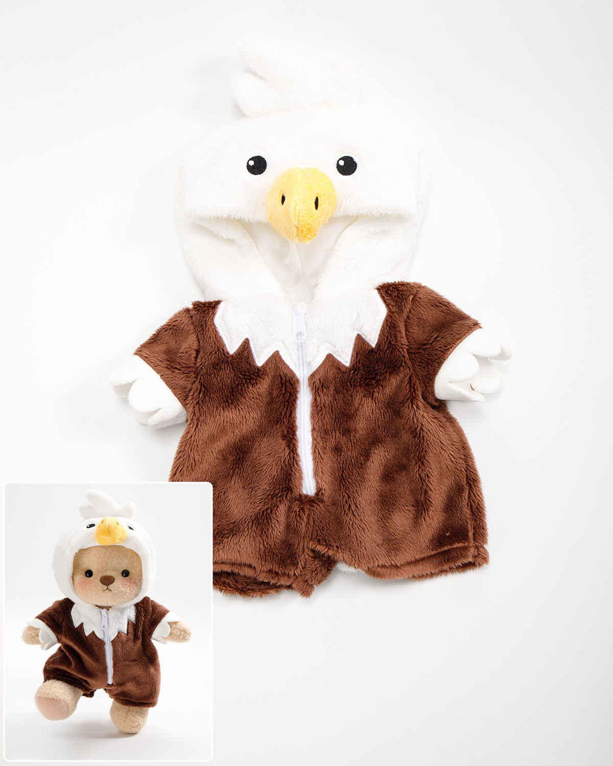 🦅Bald Eagle Onesie (Outfit Only) | 12 Inches Stuffed Animal Clothes