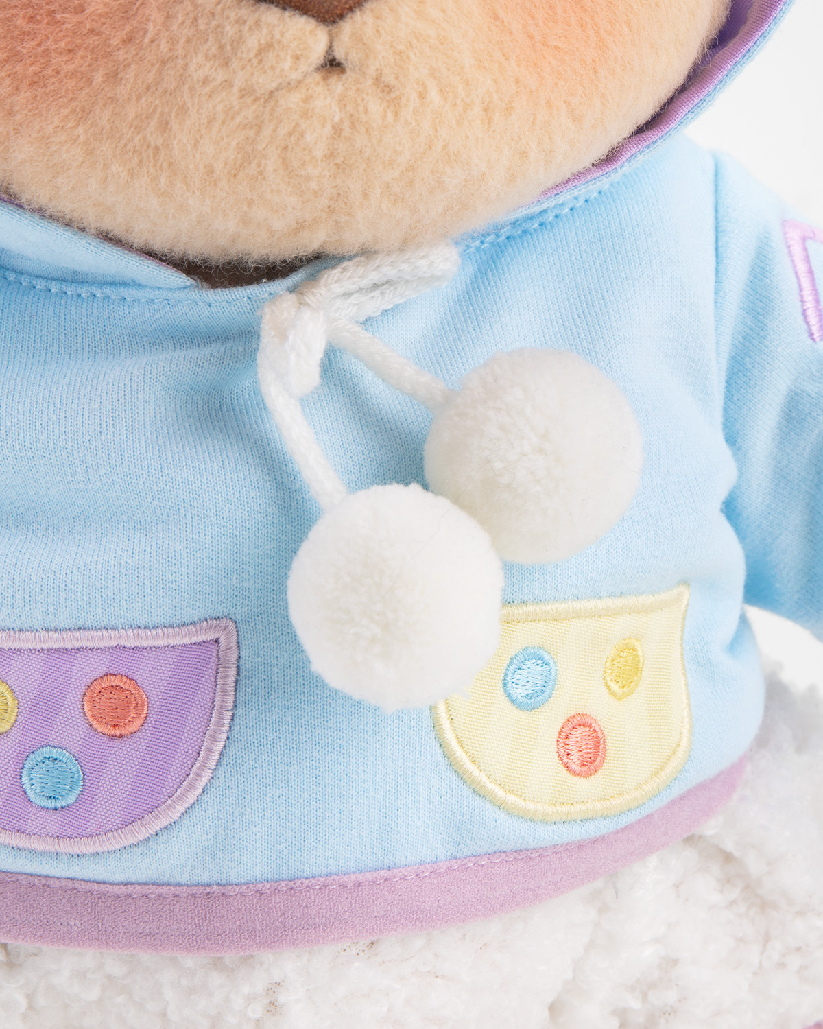 Getahug Blue Easter Egg Hooded Sweatshirt Bear | Handmade Jointed Teddy Bear Gift