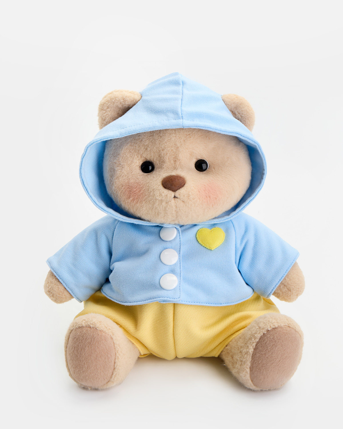 Getahug Love Blue Hoodie Bear | Handmade Jointed Teddy Bear Gift