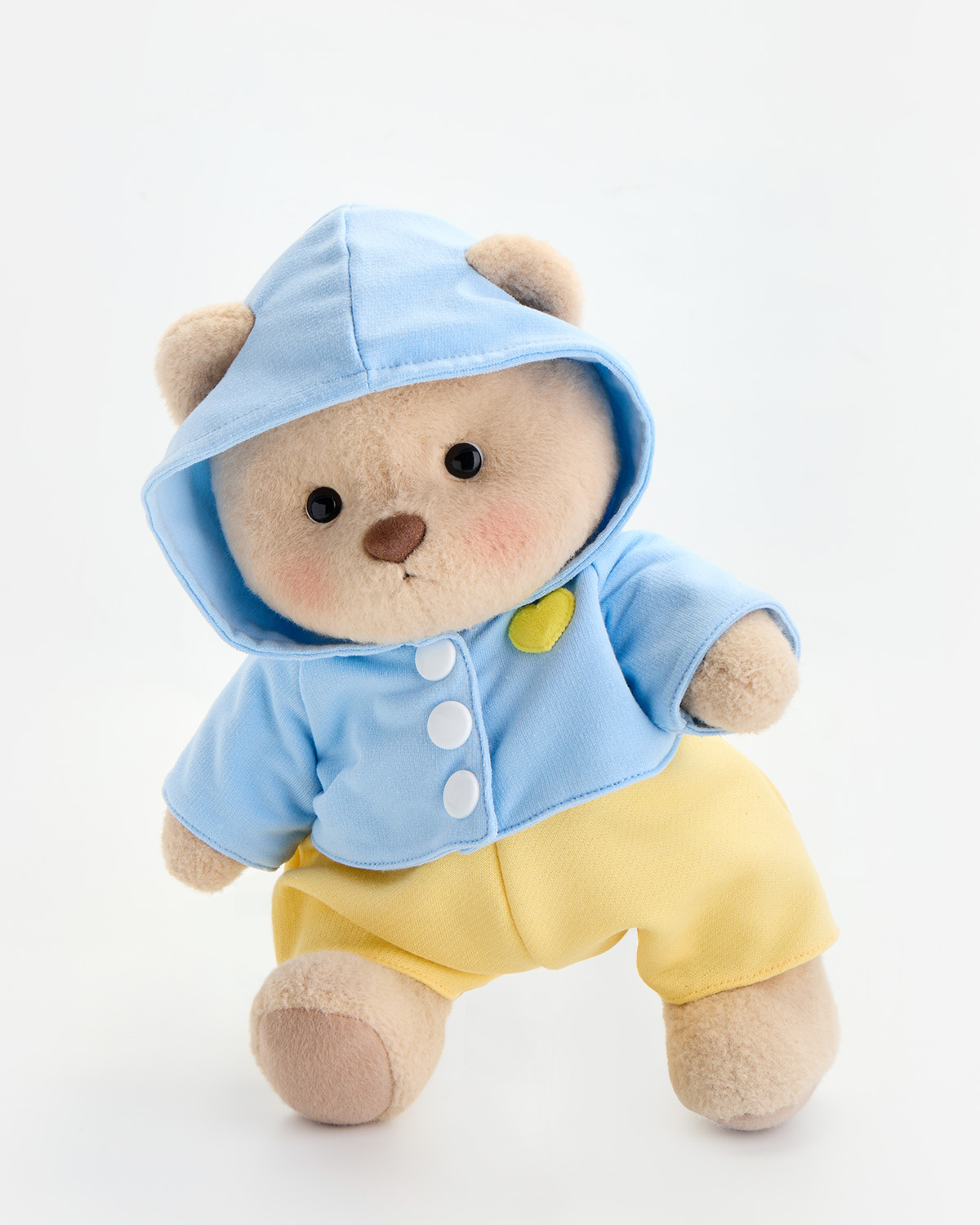 Getahug Love Blue Hoodie Bear | Handmade Jointed Teddy Bear Gift