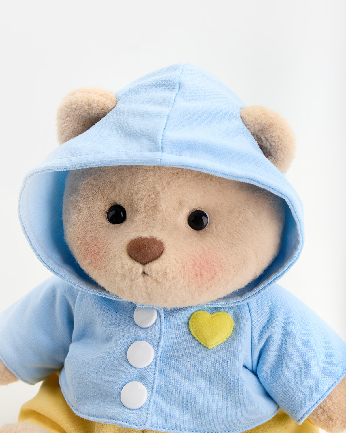 Getahug Love Blue Hoodie Bear | Handmade Jointed Teddy Bear Gift