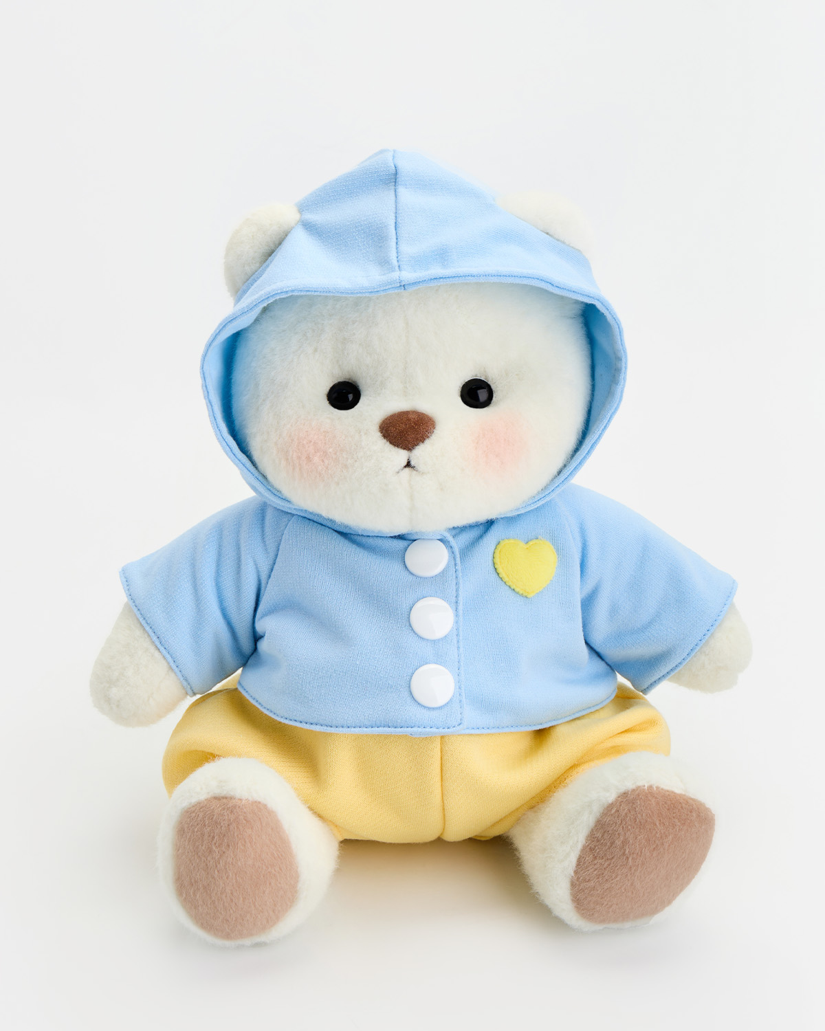 Getahug Love Blue Hoodie Bear | Handmade Jointed Teddy Bear Gift