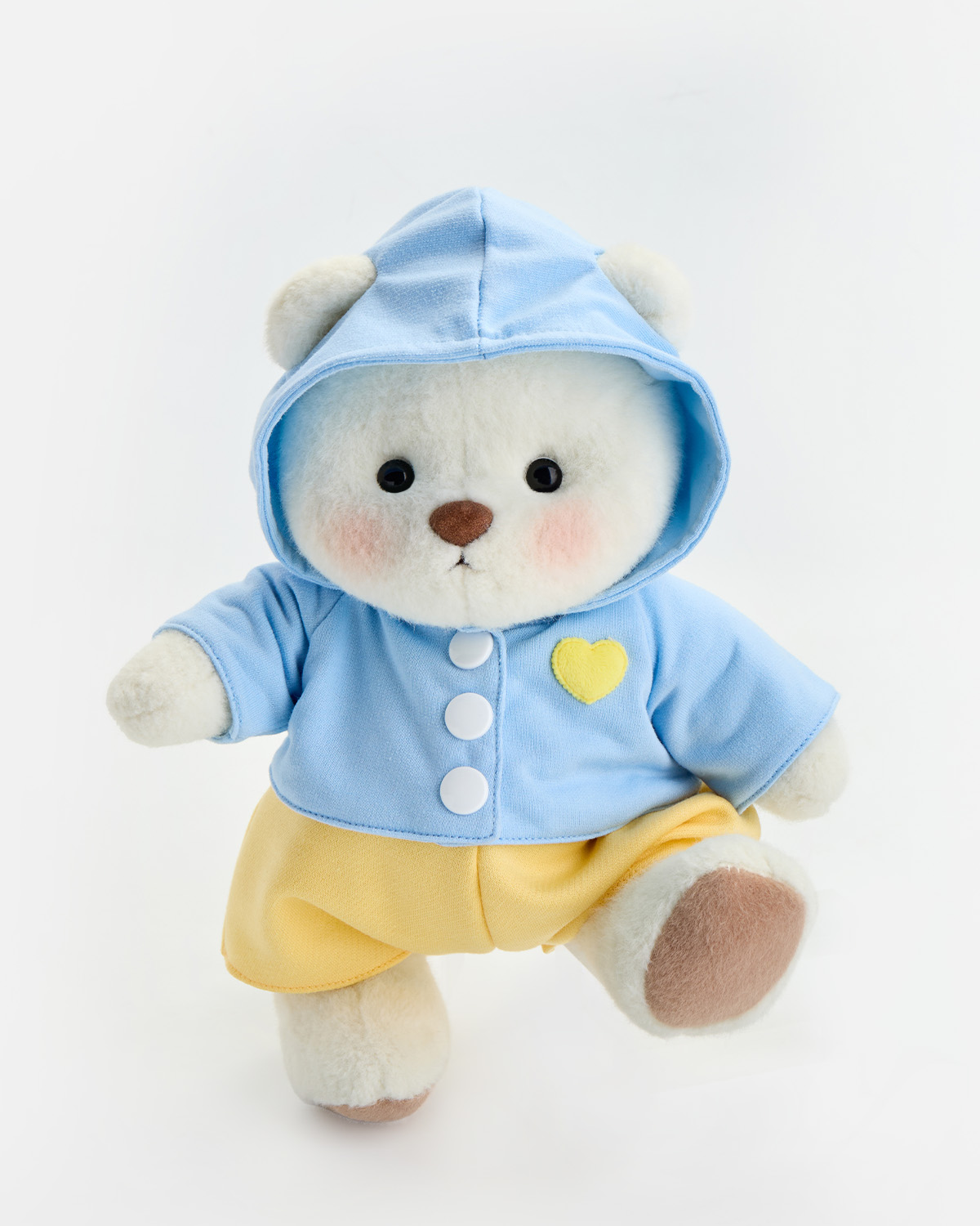Getahug Love Blue Hoodie Bear | Handmade Jointed Teddy Bear Gift