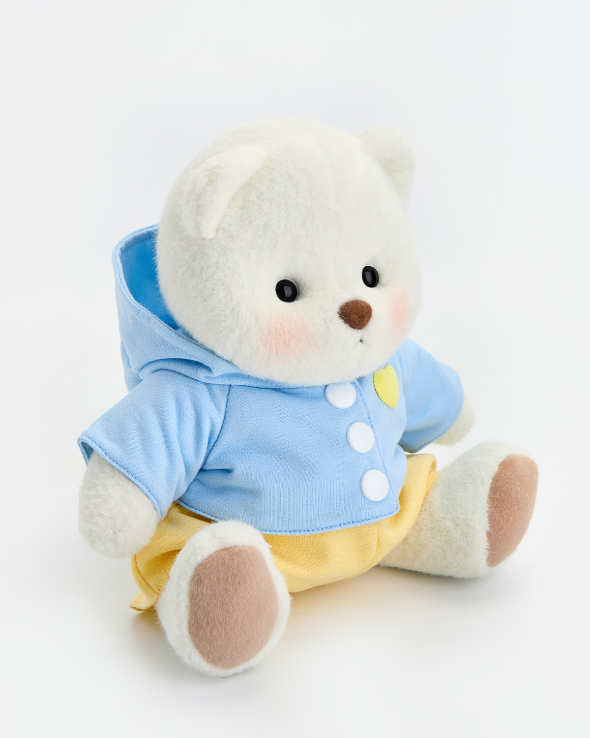 Getahug Love Blue Hoodie Bear | Handmade Jointed Teddy Bear Gift