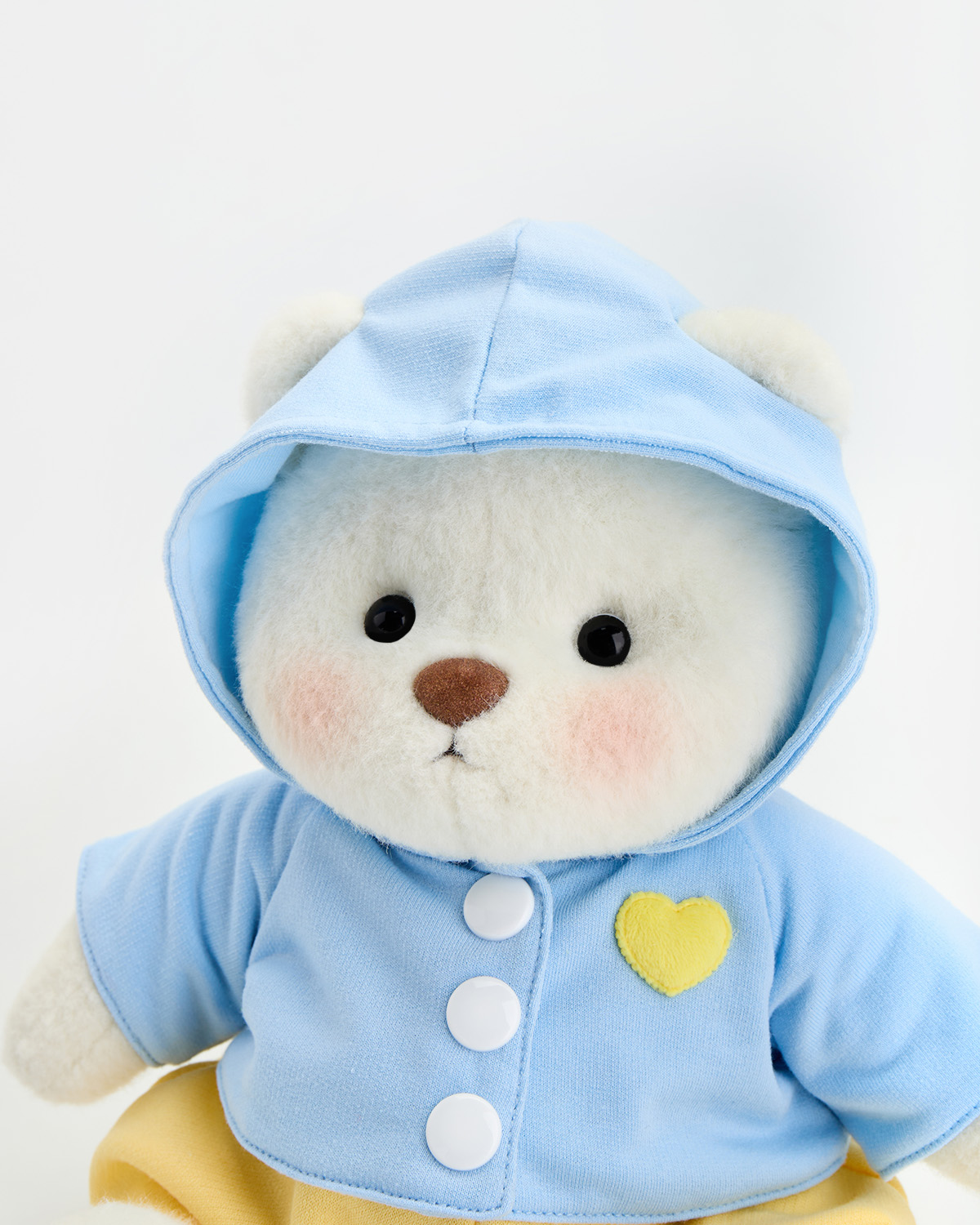 Getahug Love Blue Hoodie Bear | Handmade Jointed Teddy Bear Gift