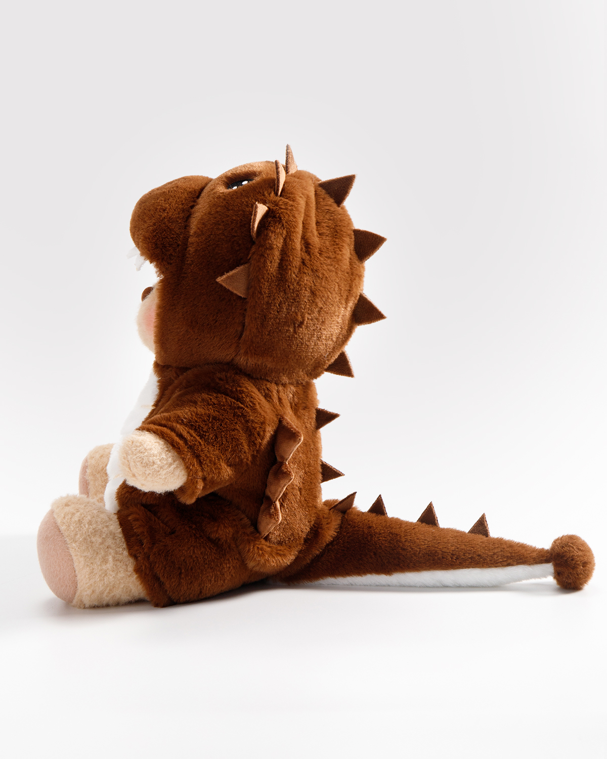 Getahug Brown Ankylosaurus Bear | Handmade Jointed Teddy Bear Stuffed Animal Gift