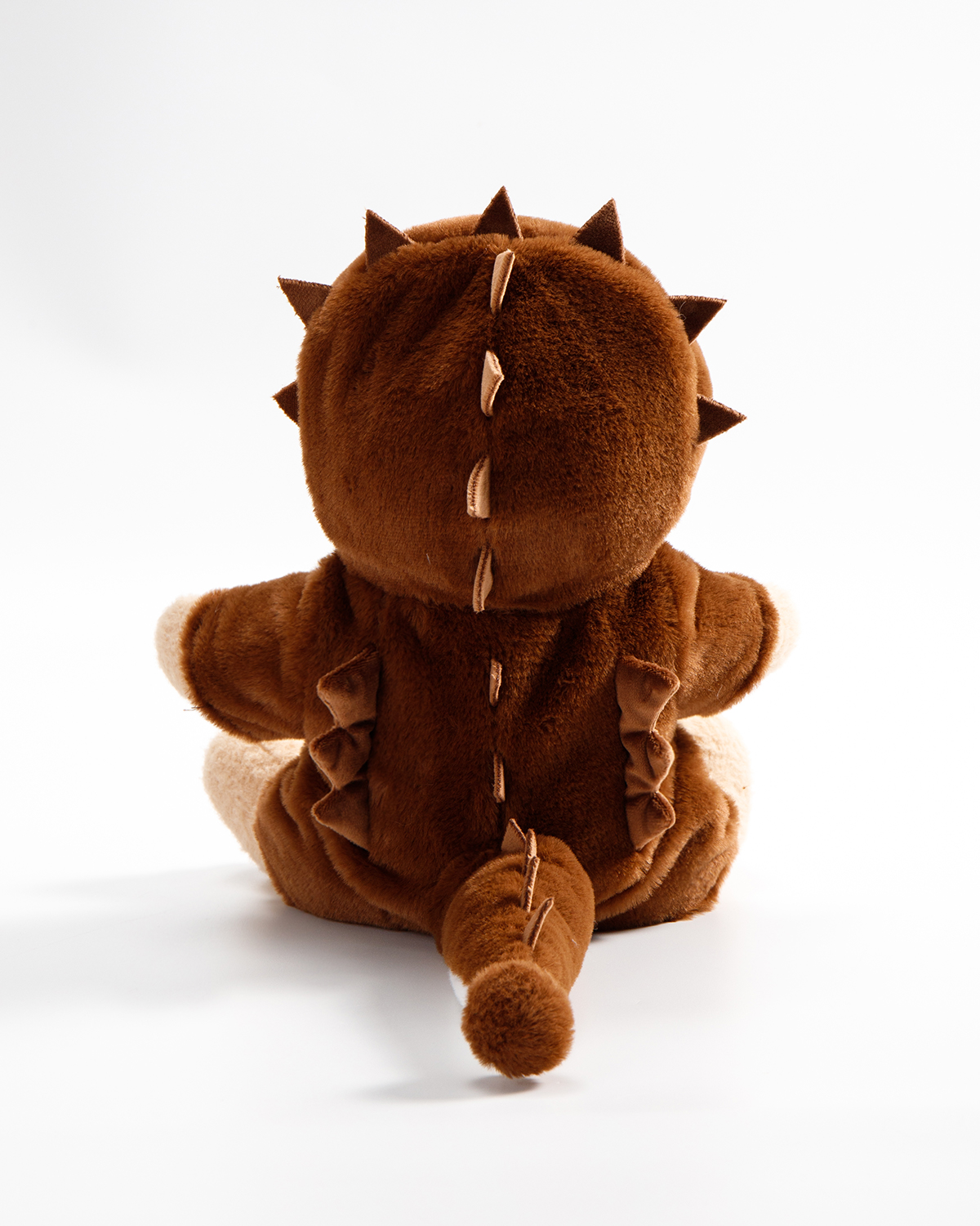 Getahug Brown Ankylosaurus Bear | Handmade Jointed Teddy Bear Stuffed Animal Gift