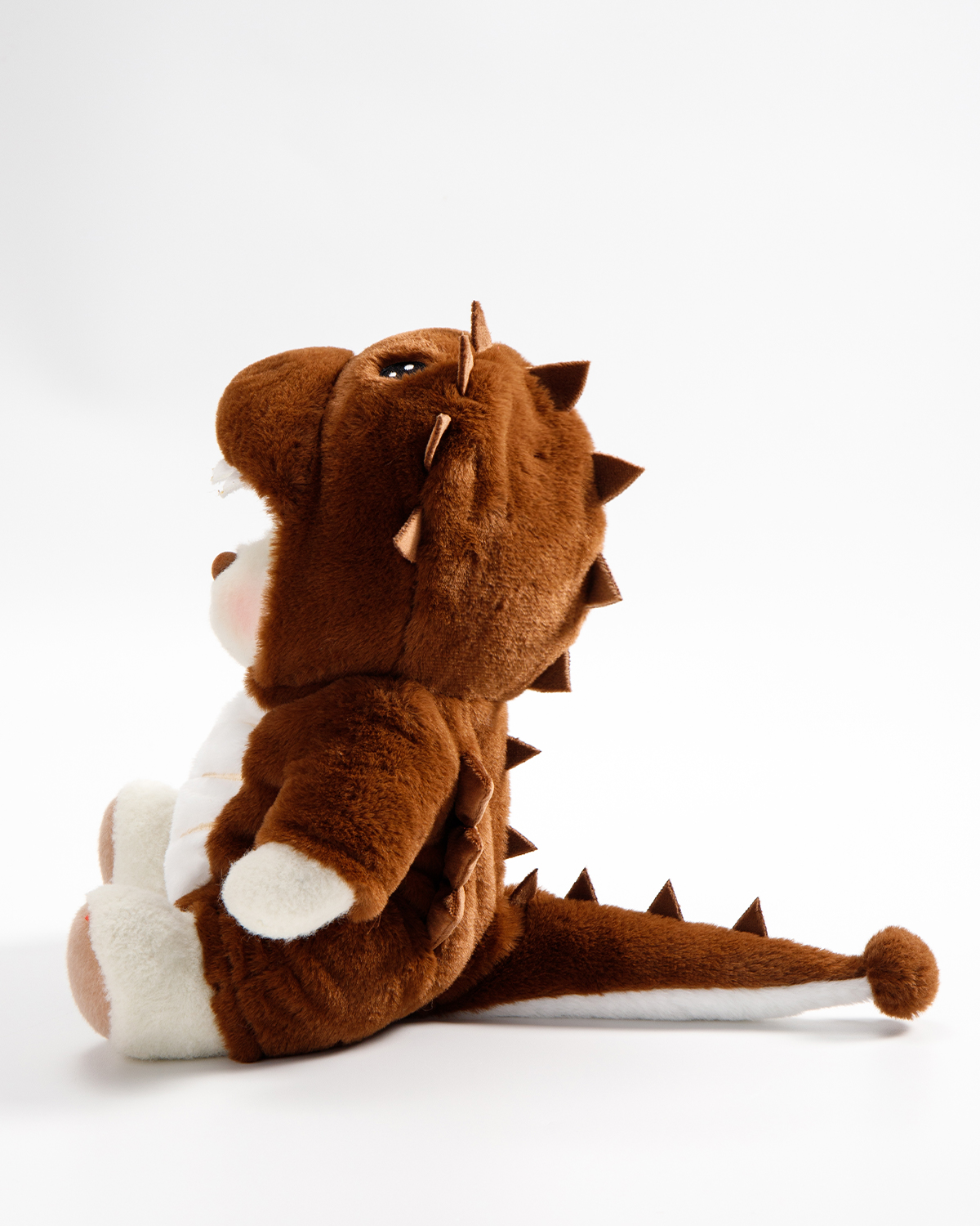 Getahug Brown Ankylosaurus Bear | Handmade Jointed Teddy Bear Stuffed Animal Gift