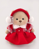 Christmas Earmuffs Bubble Sleeve Dress
