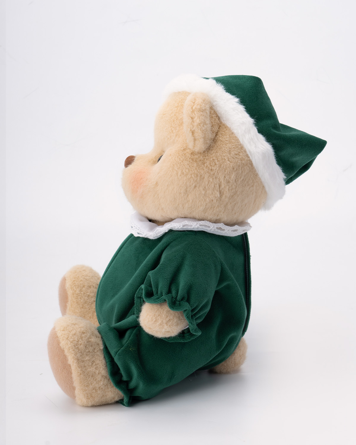 Getahug Christmas Green Pajamas Bear | Handmade Jointed Teddy Bear Gift