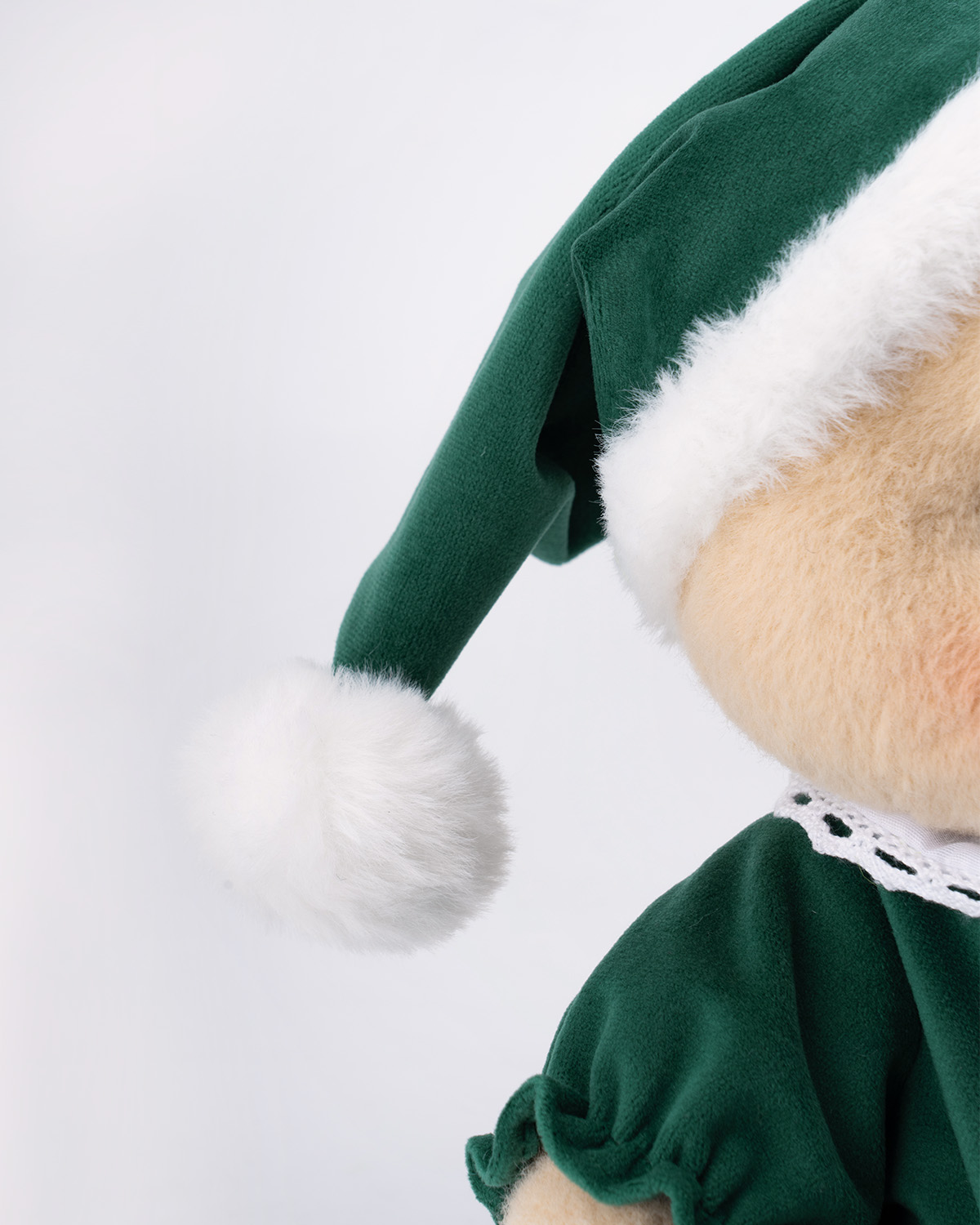 Getahug Christmas Green Pajamas Bear | Handmade Jointed Teddy Bear Gift