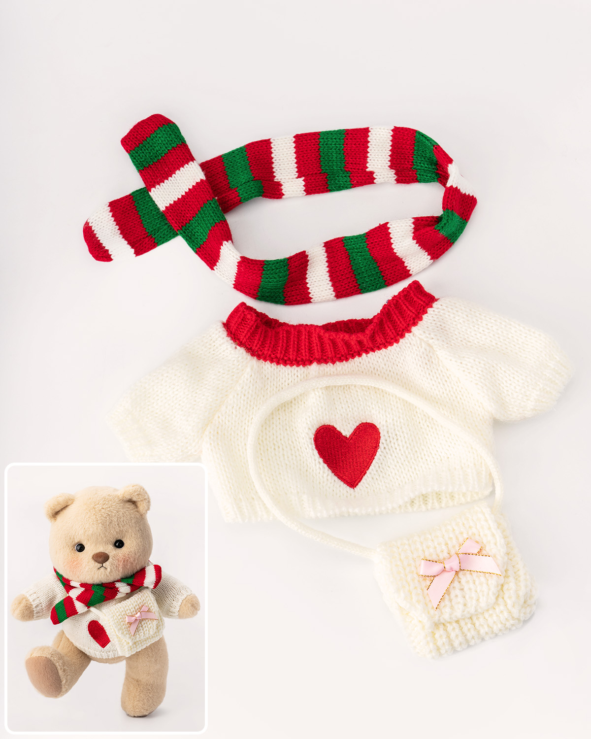 Getahug Christmas Gift Collection | Handmade Jointed Teddy Bear Gift