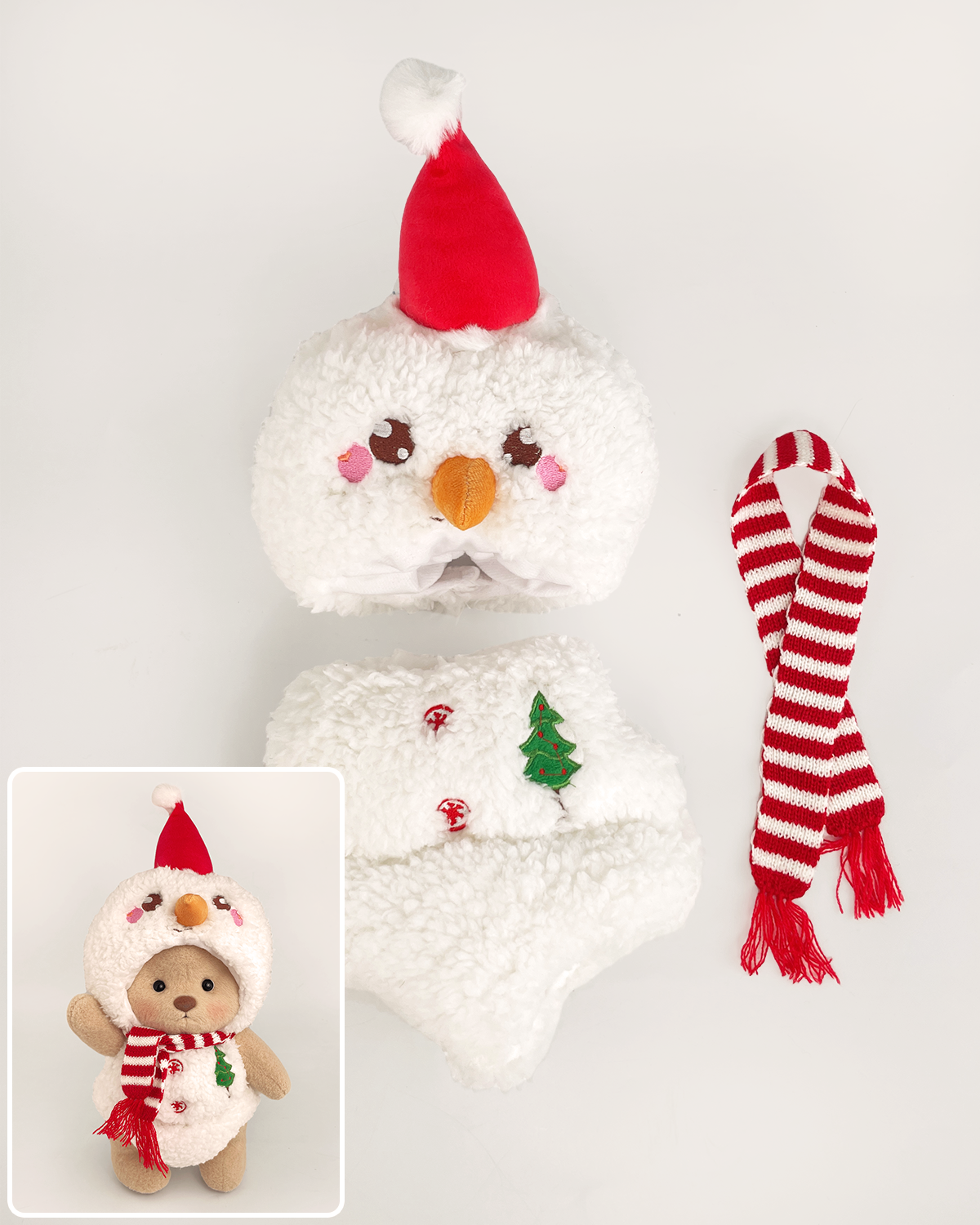 Getahug Christmas Snowman Bear | Handmade Christmas Gift