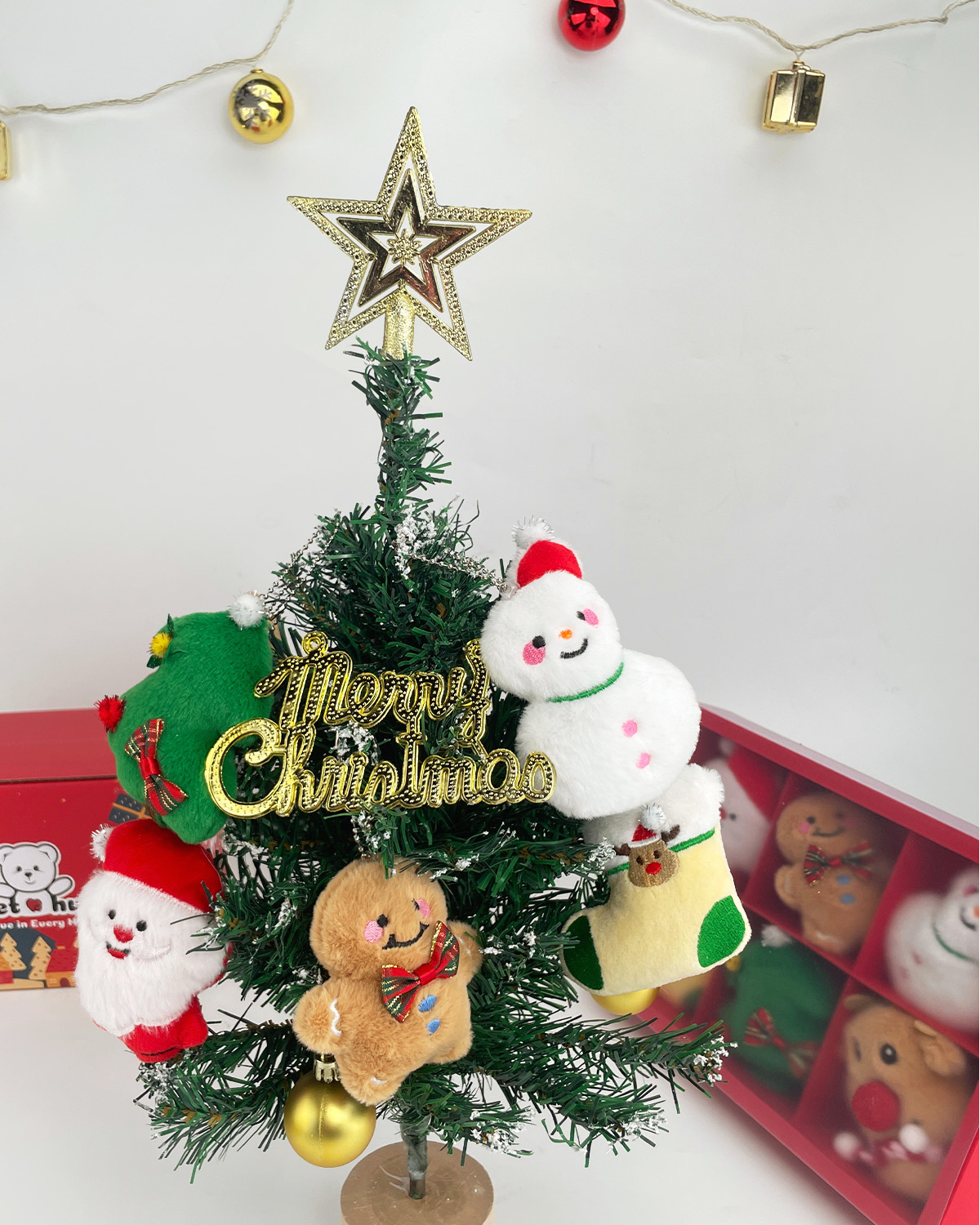 Getahug Cute Christmas Ornaments Set