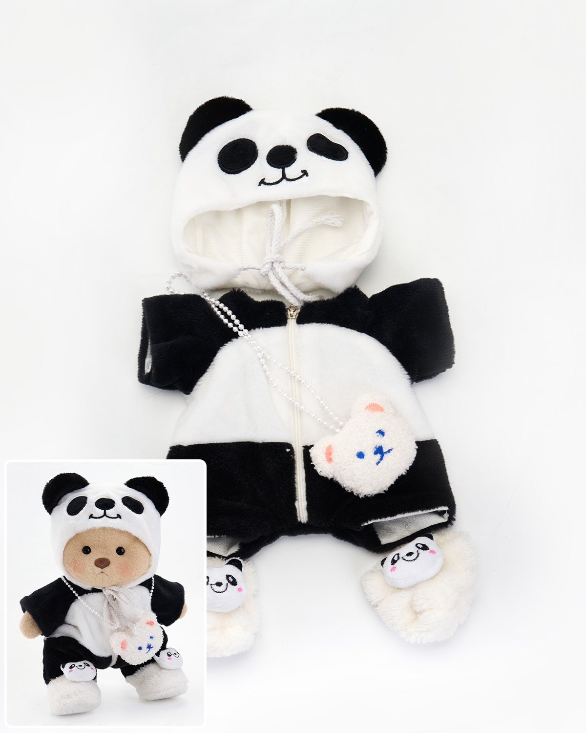 Getahug Cute Panda Bear | Handmade Jointed Teddy Bear Gift