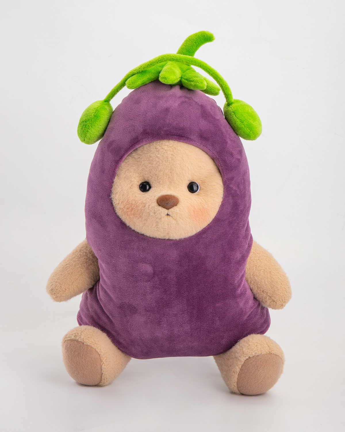 Getahug🍆Eggplant Bear | Handmade Jointed Teddy Bear Gift