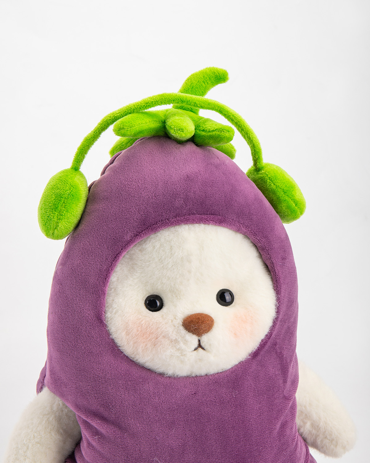 Getahug🍆Eggplant Bear | Handmade Jointed Teddy Bear Gift