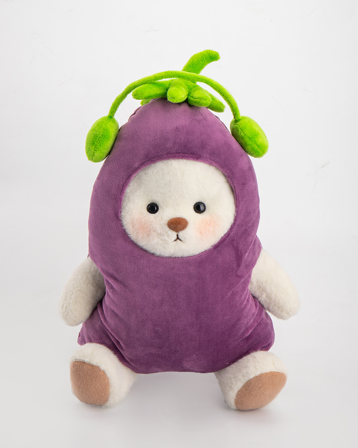 Getahug🍆Eggplant Bear | Handmade Jointed Teddy Bear Gift