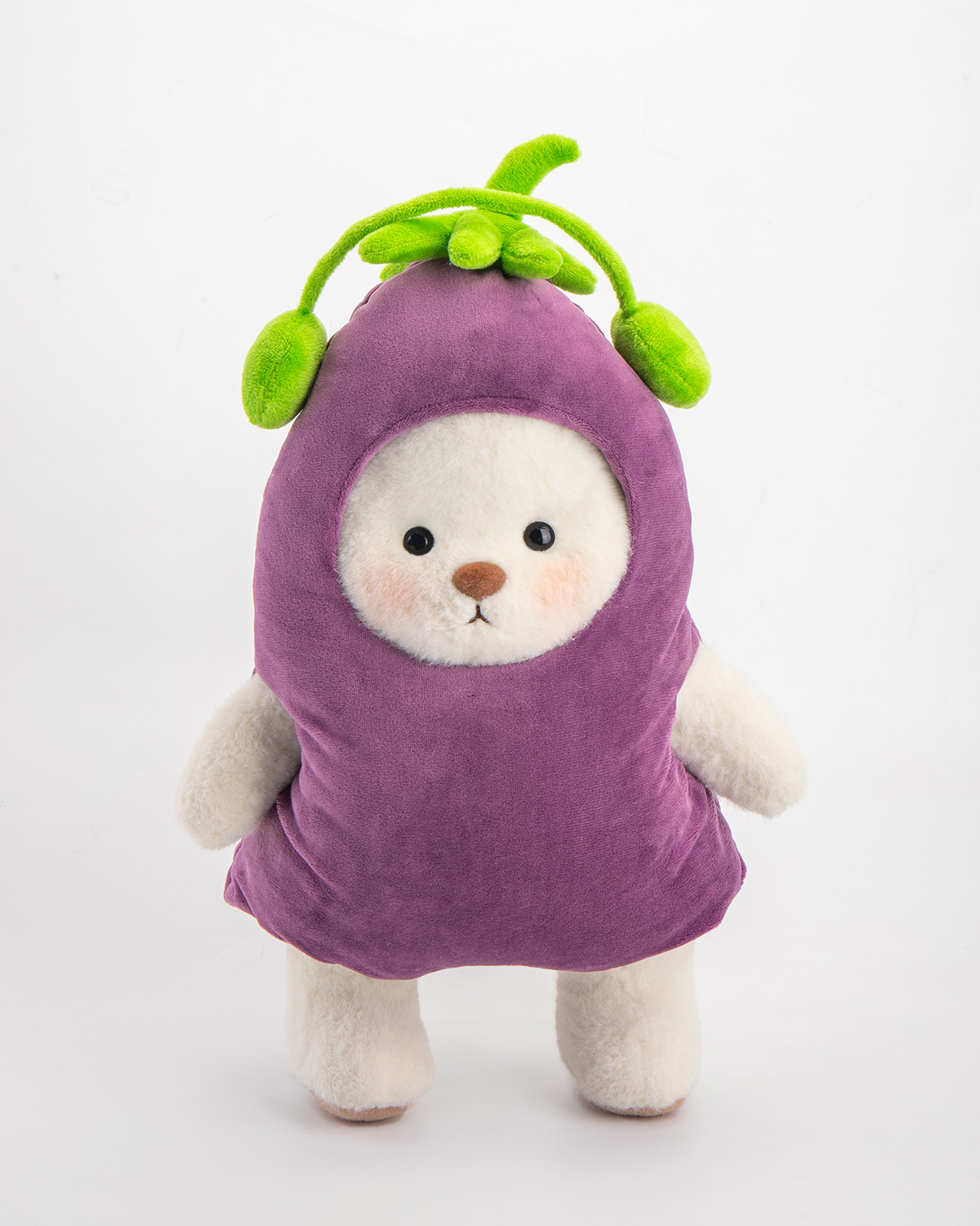 Getahug🍆Eggplant Bear | Handmade Jointed Teddy Bear Gift