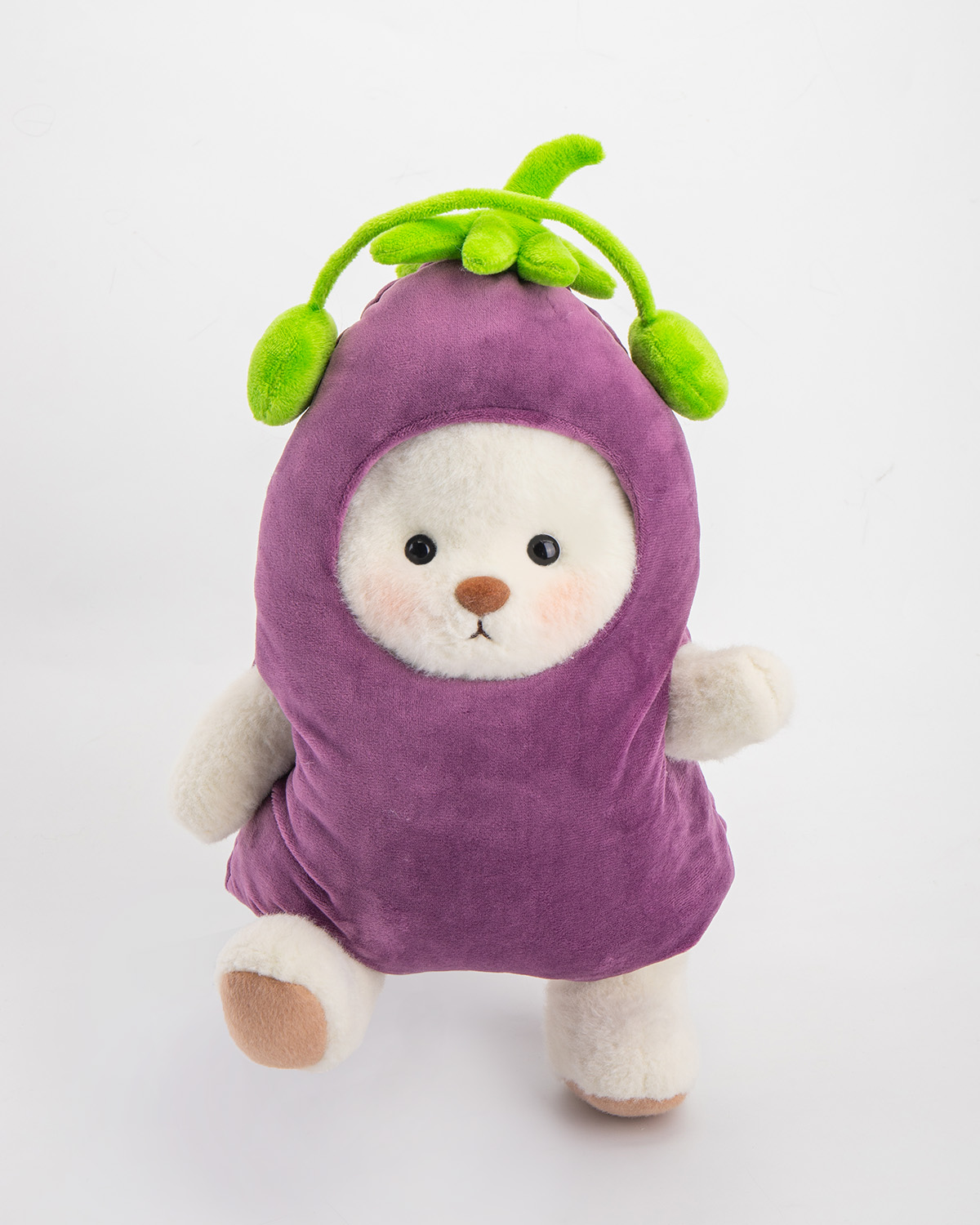 Getahug🍆Eggplant Bear | Handmade Jointed Teddy Bear Gift