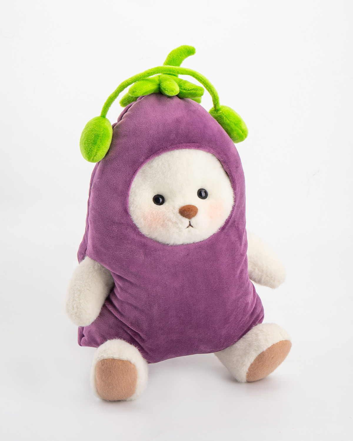 Getahug🍆Eggplant Bear | Handmade Jointed Teddy Bear Gift