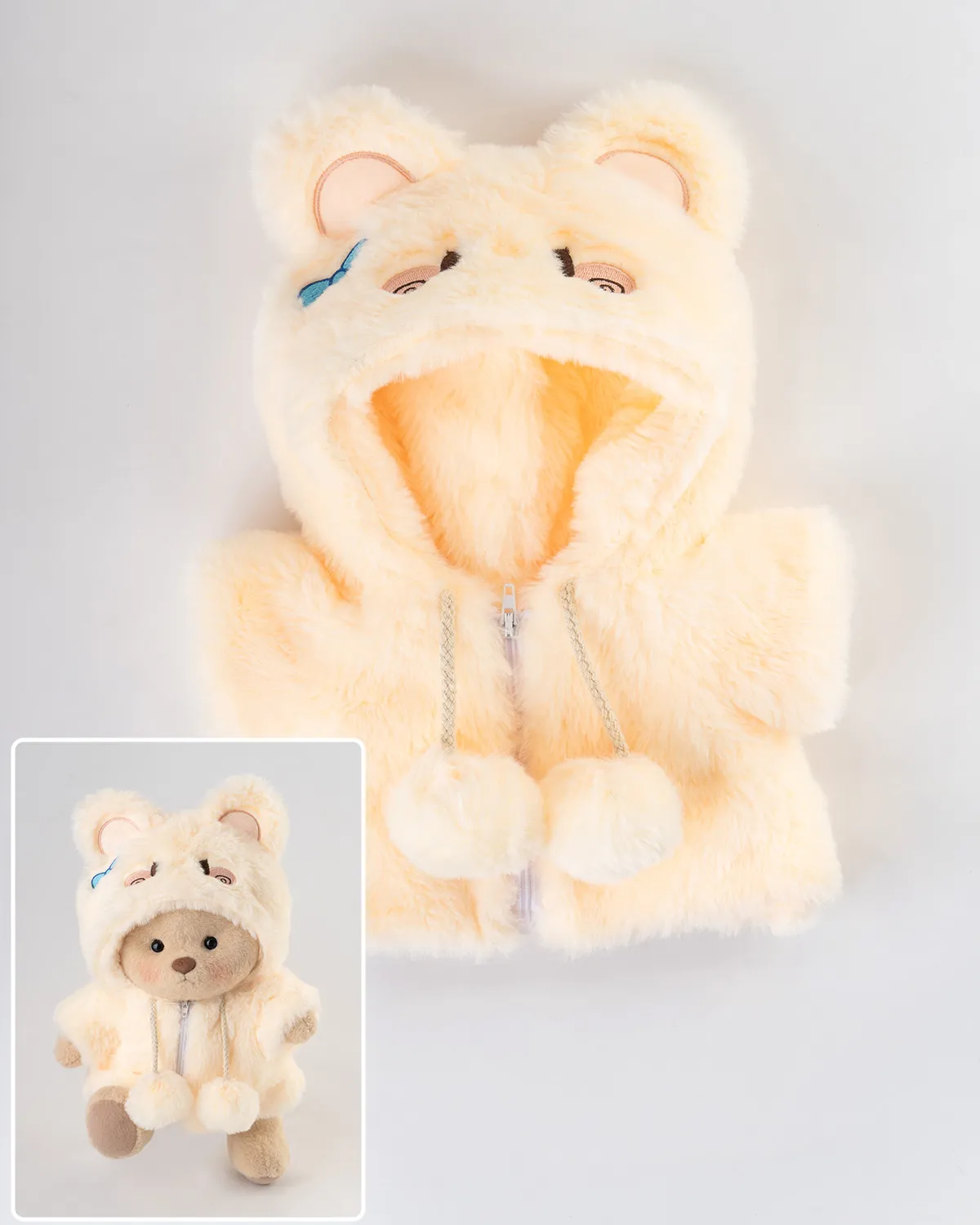 Fluffy Yellow Bunny Set(Outfit Only) | Teddy Bear Clothes