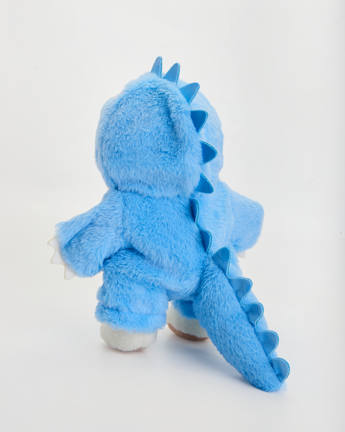 Getahug Furry Blue Dino Bear | Handmade Jointed Teddy Bear Gift