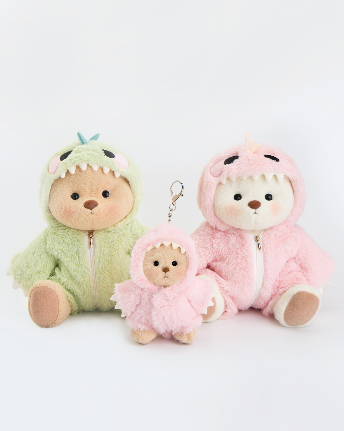 Getahug Furry Dino Bear with Mini Bear Bibi Gift Bundle (Pre-sale)