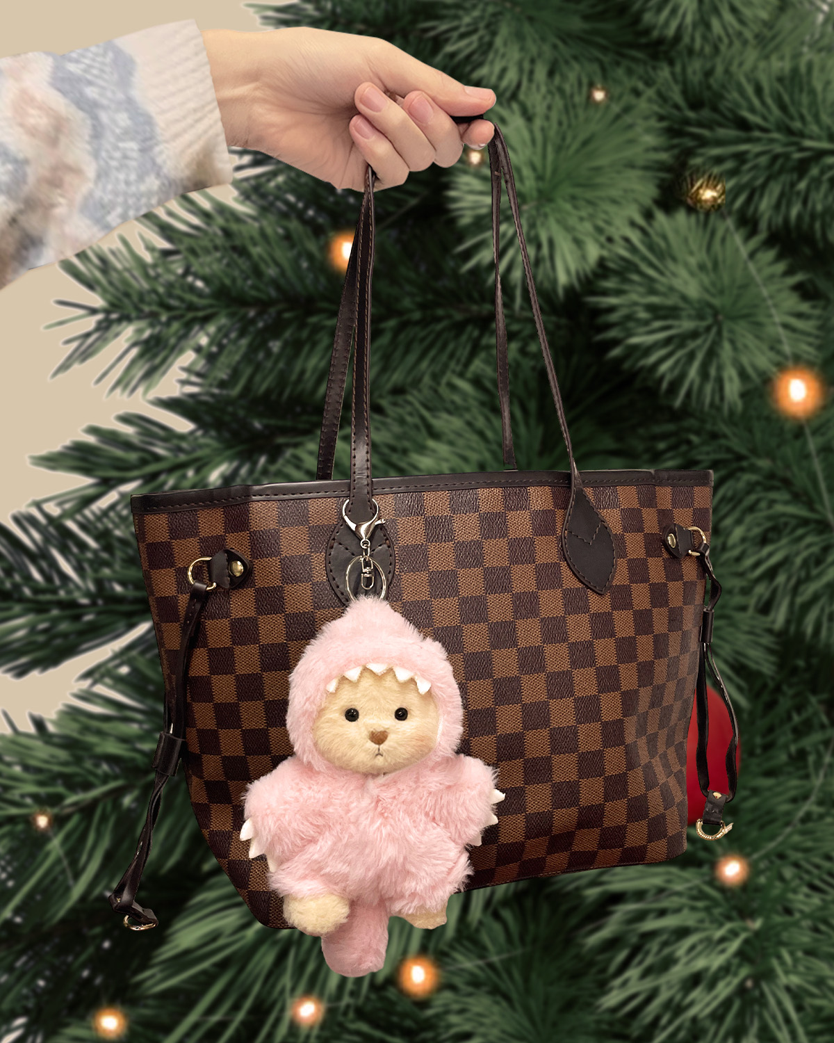 Getahug 5.9 Inches Dino Mini Bear Bibi and Bubu Keychain Gift Bundle (Pre-sale)