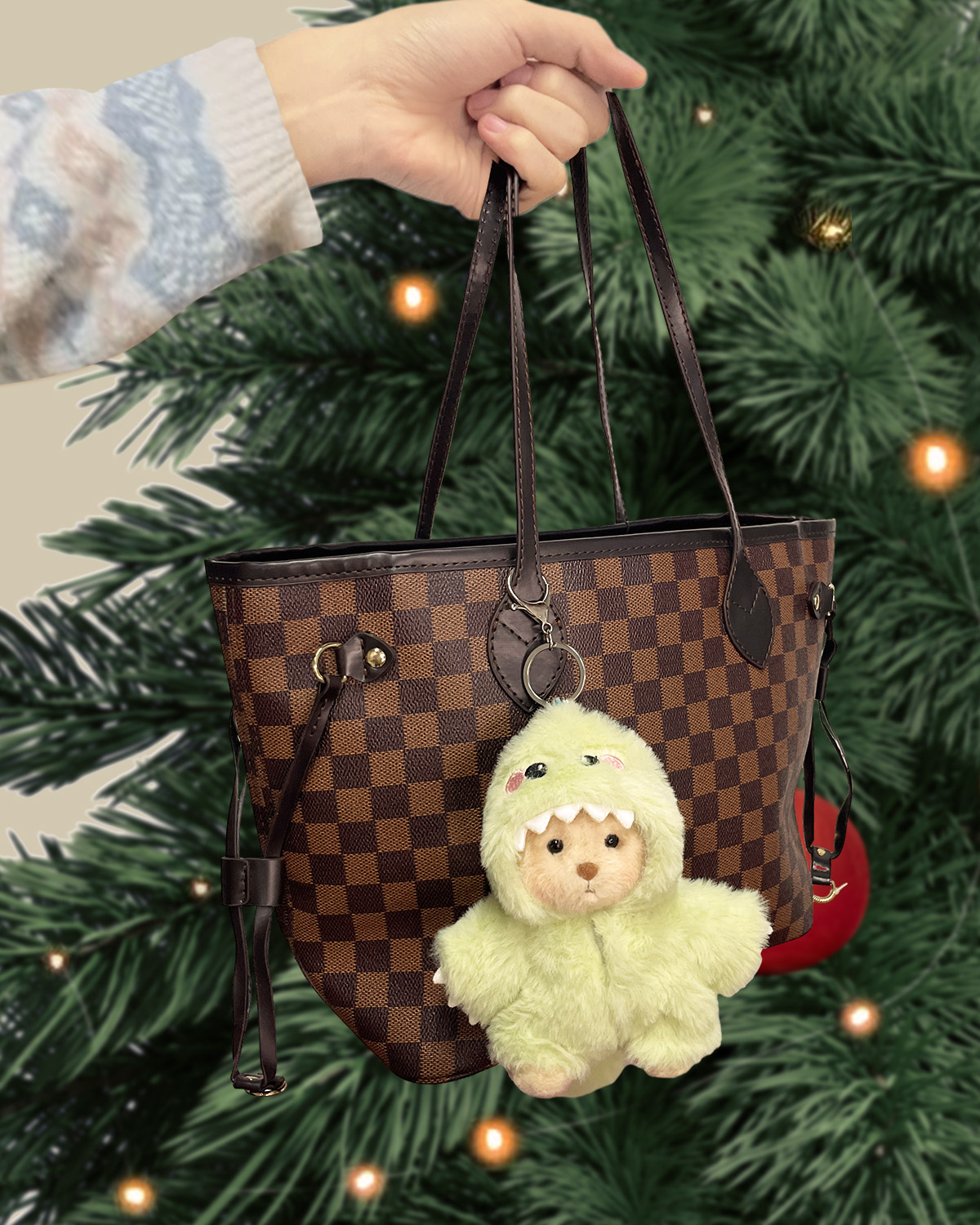 Getahug 5.9 Inches Dino Mini Bear Bibi and Bubu Keychain Gift Bundle (Pre-sale)