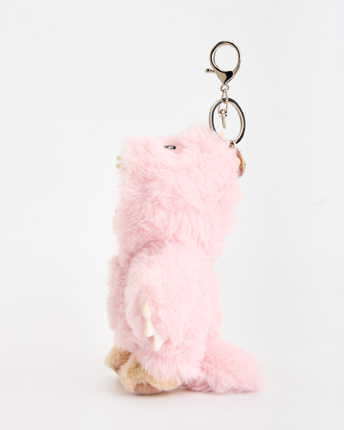 Getahug Furry Dino Brown Mini Bear Pendant Keychain Gift (Pre-sale)