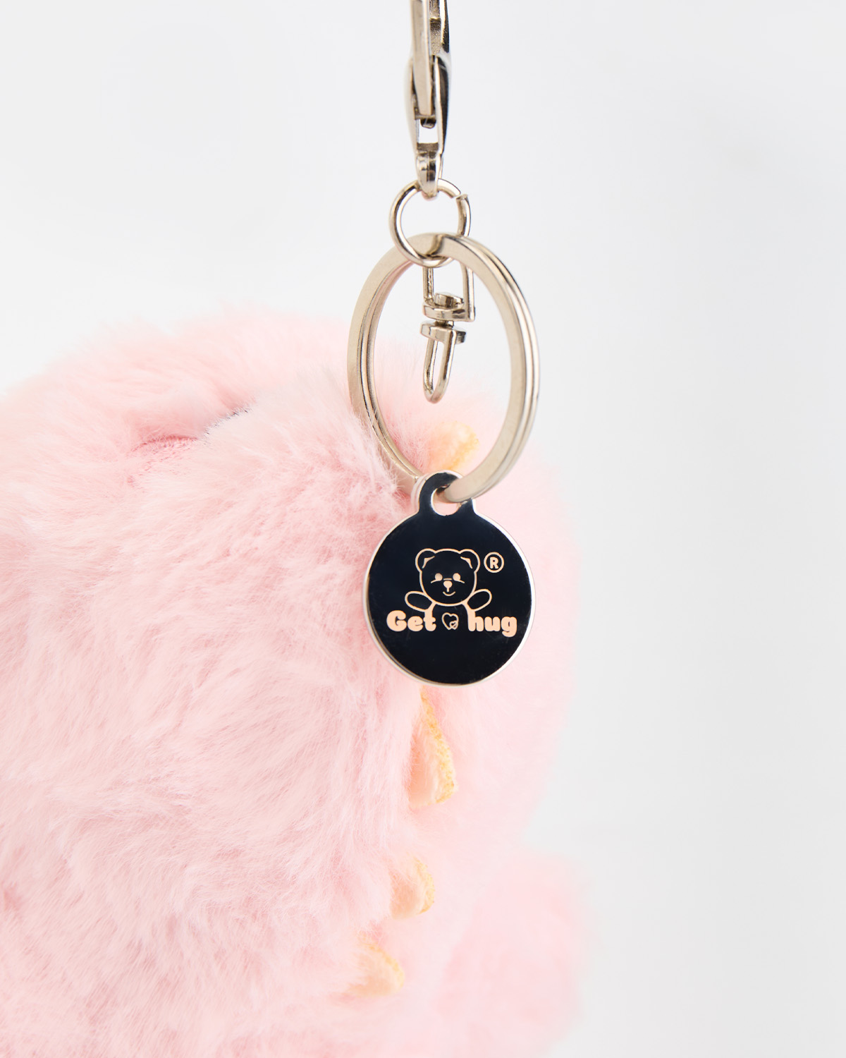 Getahug Furry Dino Brown Mini Bear Pendant Keychain Gift (Pre-sale)