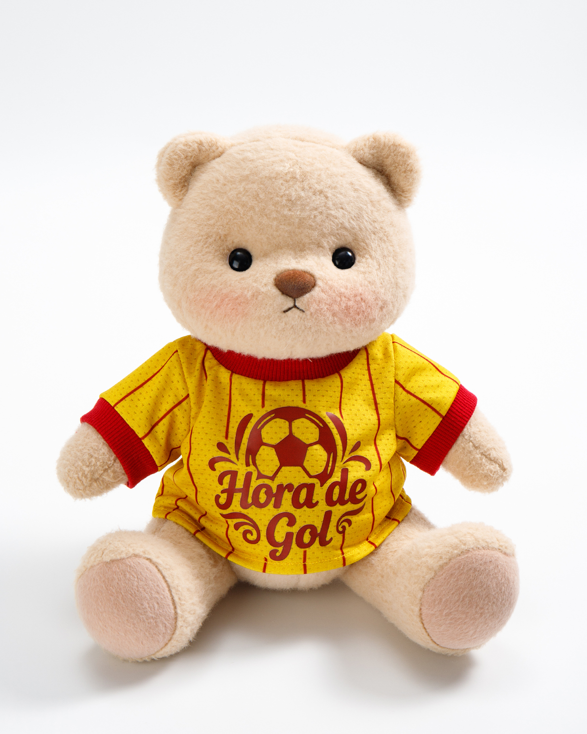 Getahug Soccer Goal Time Teddy Bear | Handmade Jointed Stuffed Animal Gift for Football Fans
